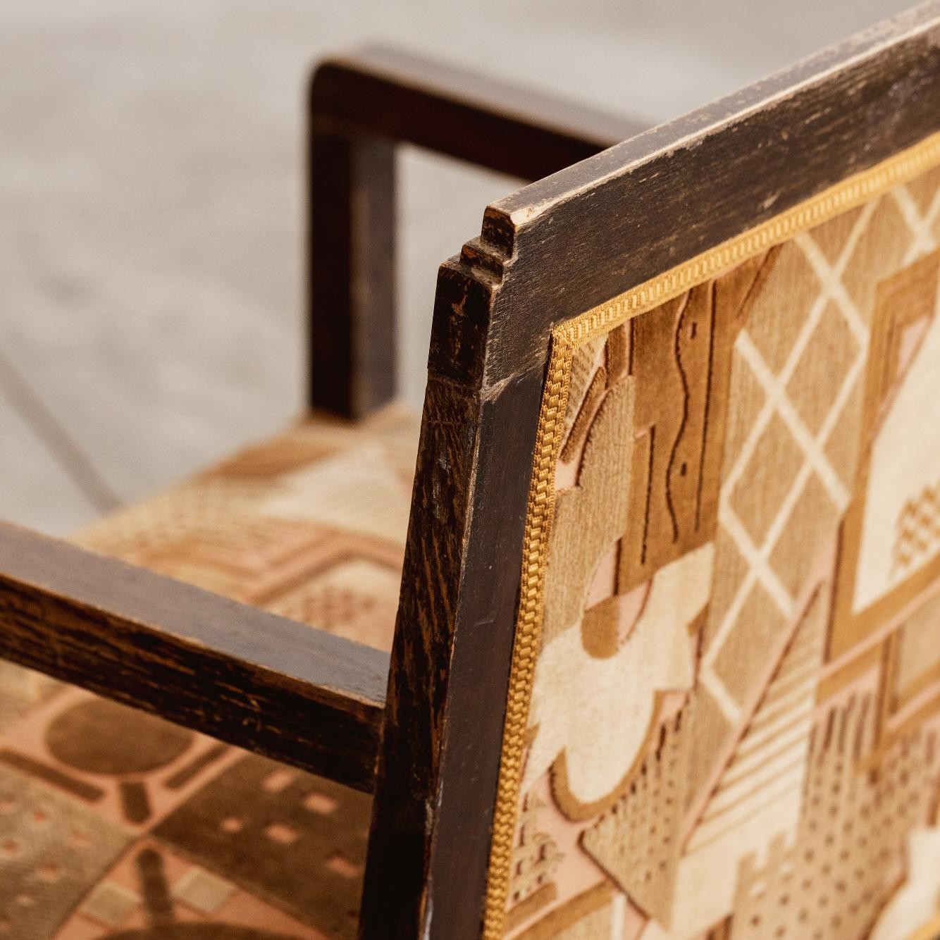 Art Deco Colonial Armchairs, 1930s, set of 2, 1930s