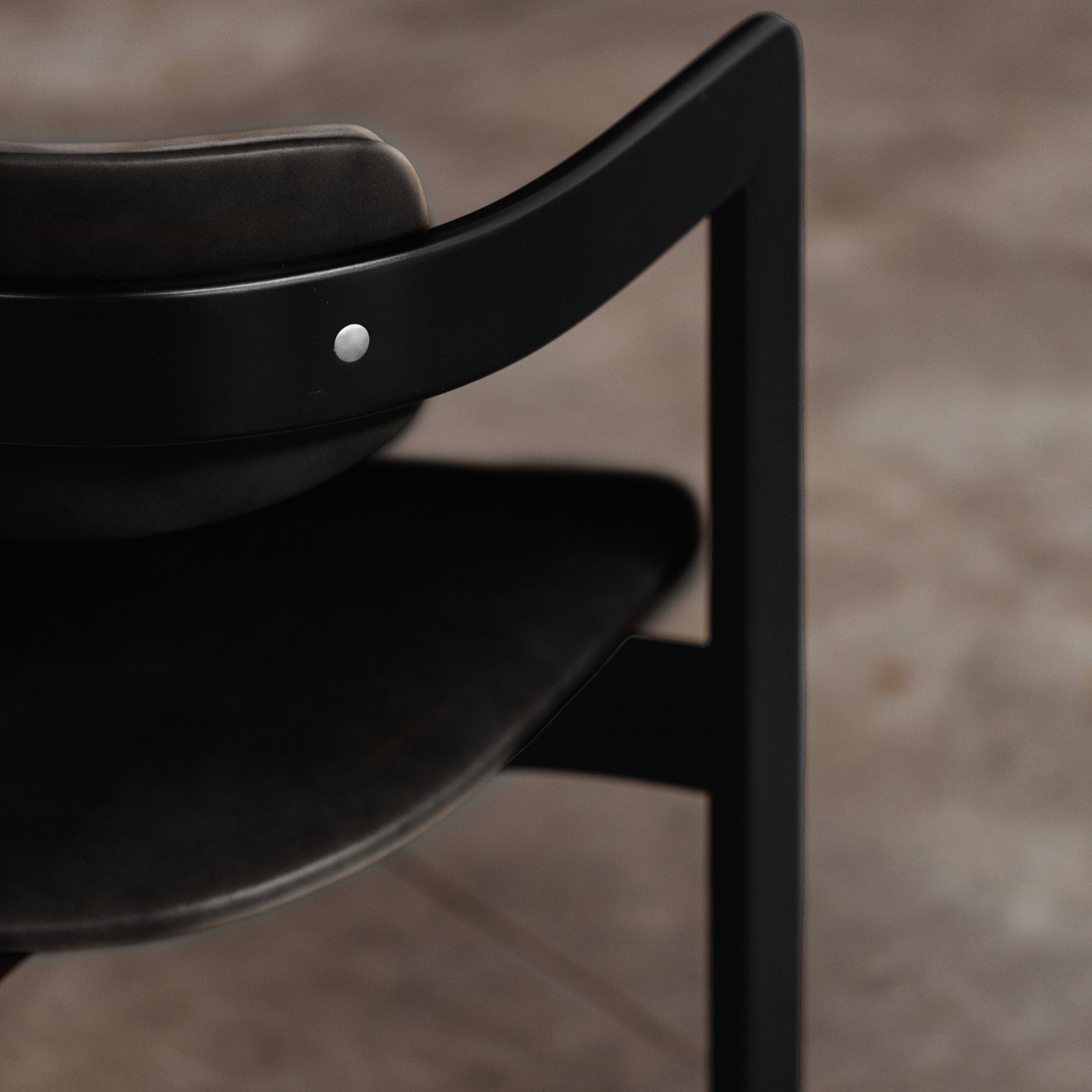 Augusto Savini “Pamplona” Dining Chairs for Pozzi, Black Leather, 1965, Set of 6, 1965