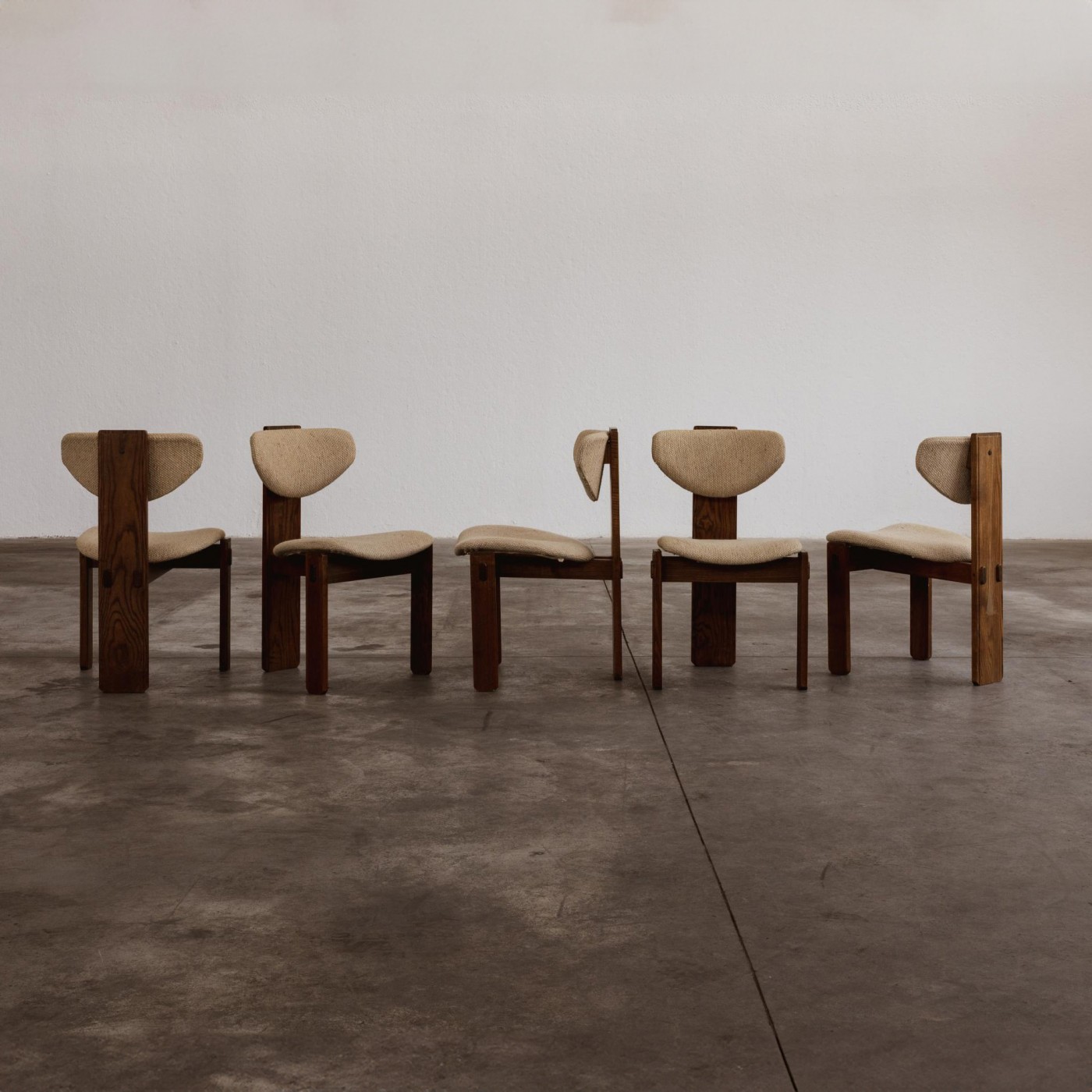Brazilian Modernist Dining Chairs, 1960s, Set of 5, 1960s