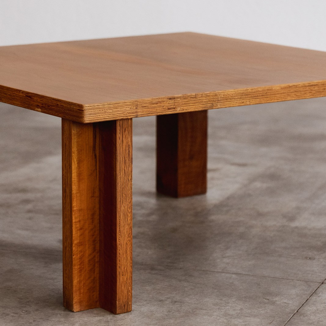 Carlo Scarpa “761” Square Table for Bernini, Italy, 1978, 1978