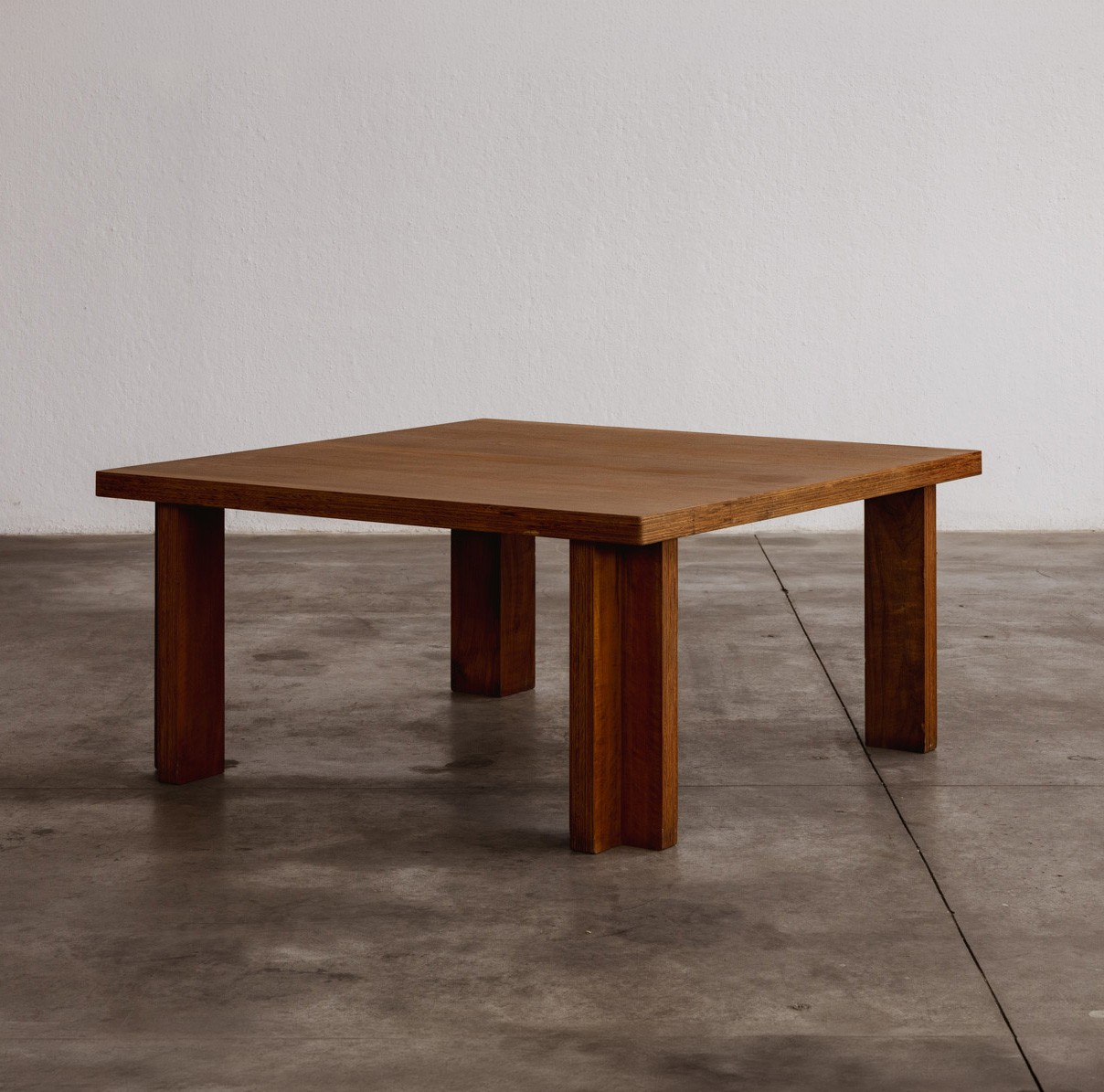 Carlo Scarpa “761” Square Table for Bernini, Italy, 1978, 1978