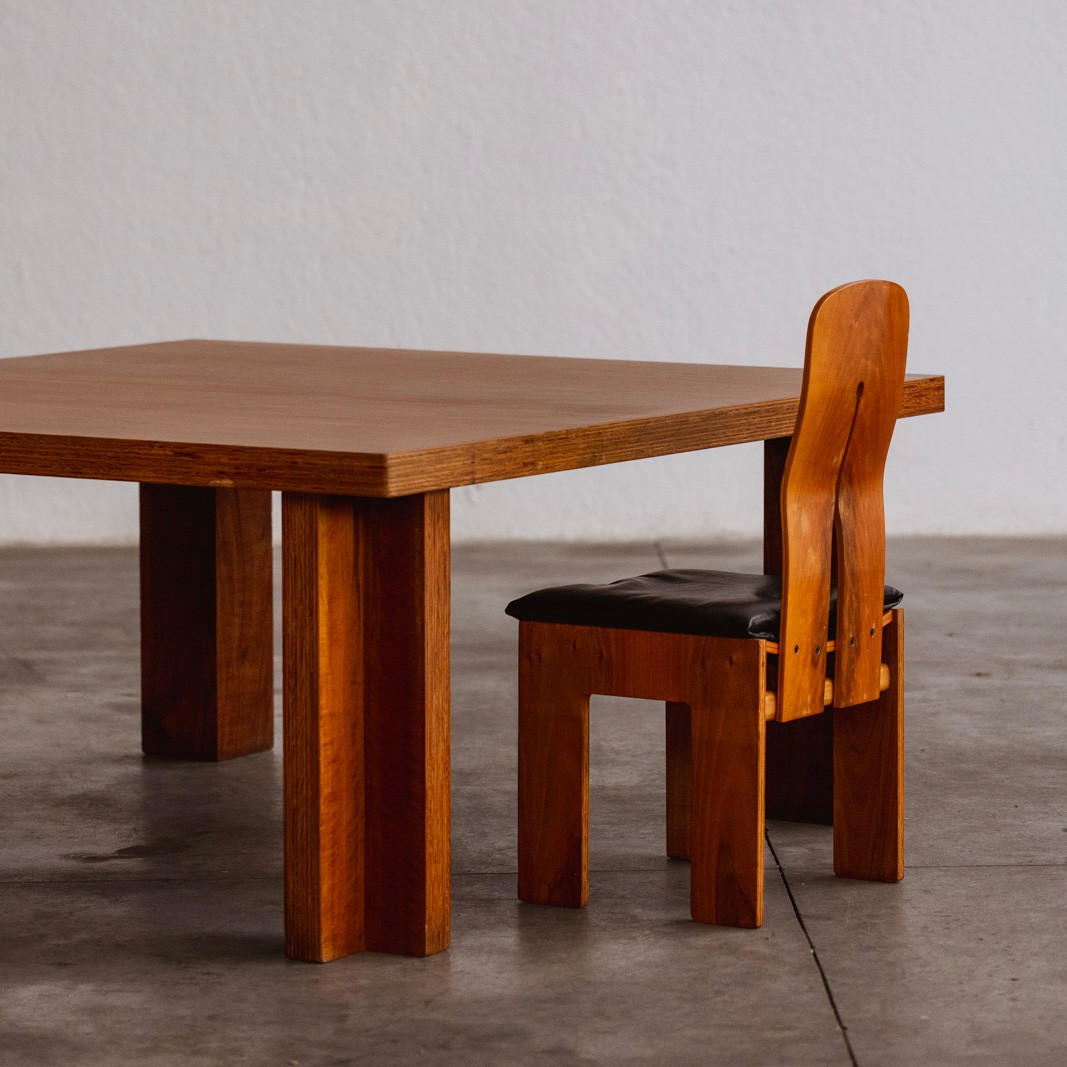 Carlo Scarpa “761” Table & 1934 "765" Chairs, Dining Room Set for Bernini, 1934, 1934