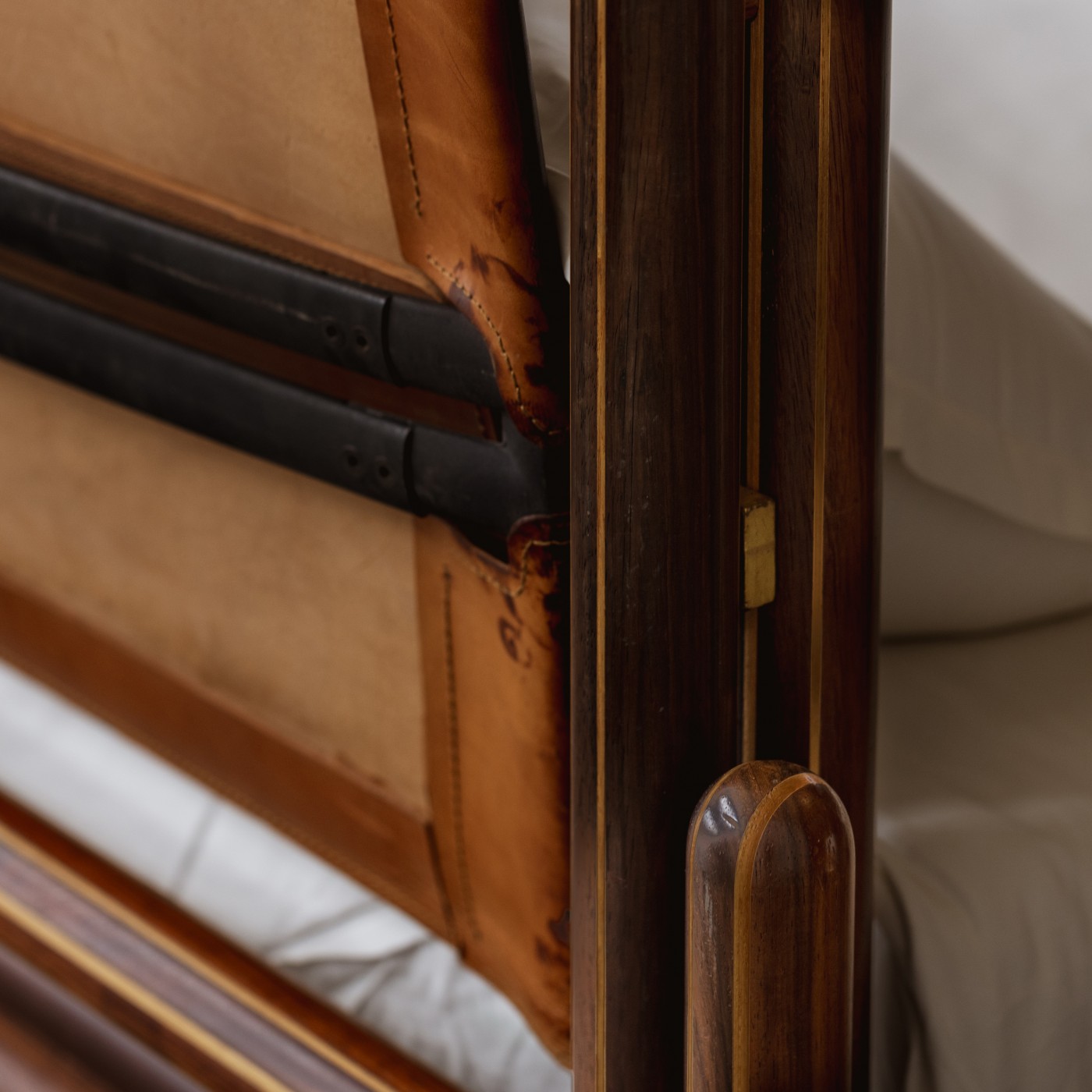 Carlo Scarpa “Toledo” Bed for Simon Gavina, 1975, 1970s