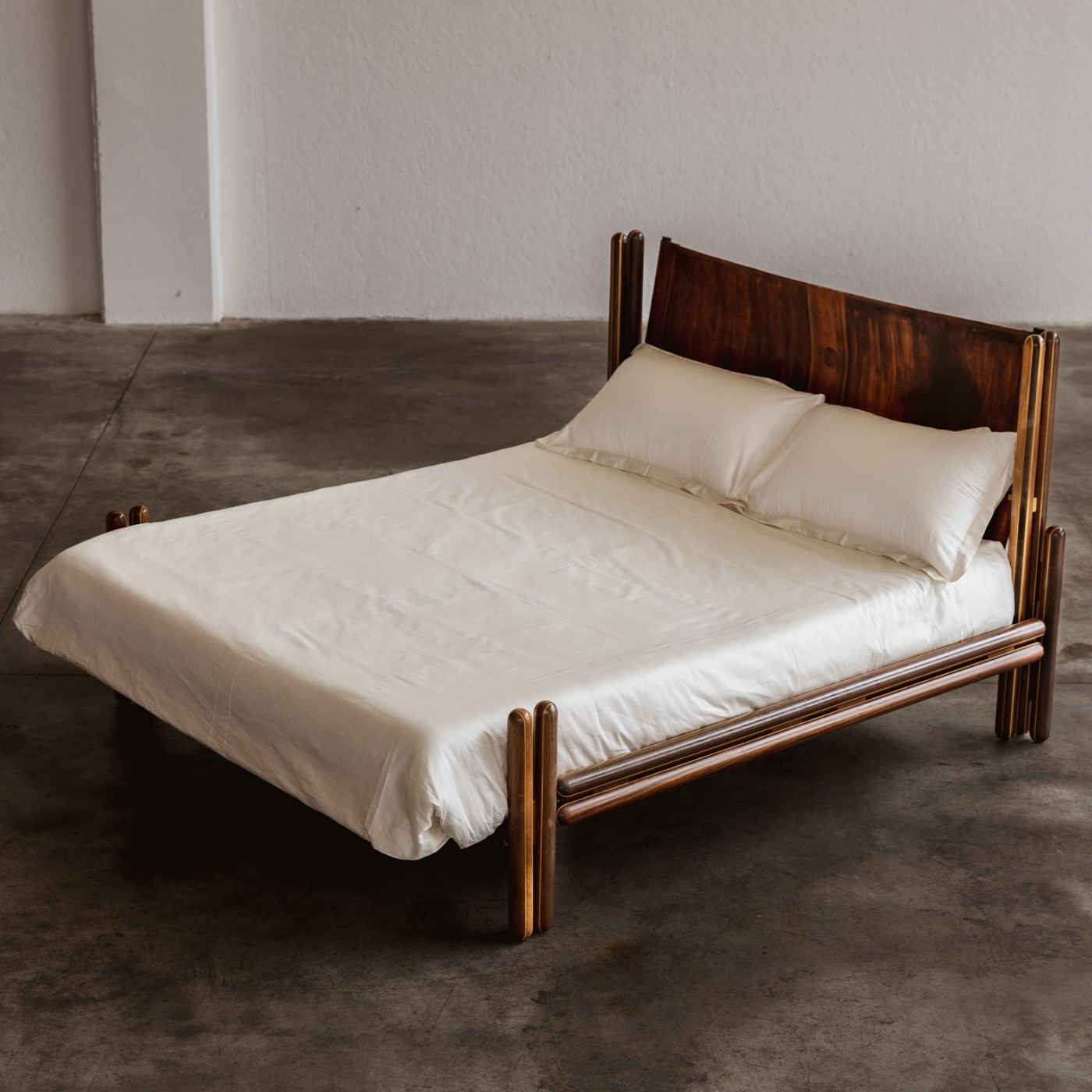 Carlo Scarpa “Toledo” Bed for Simon Gavina, 1975, 1970s