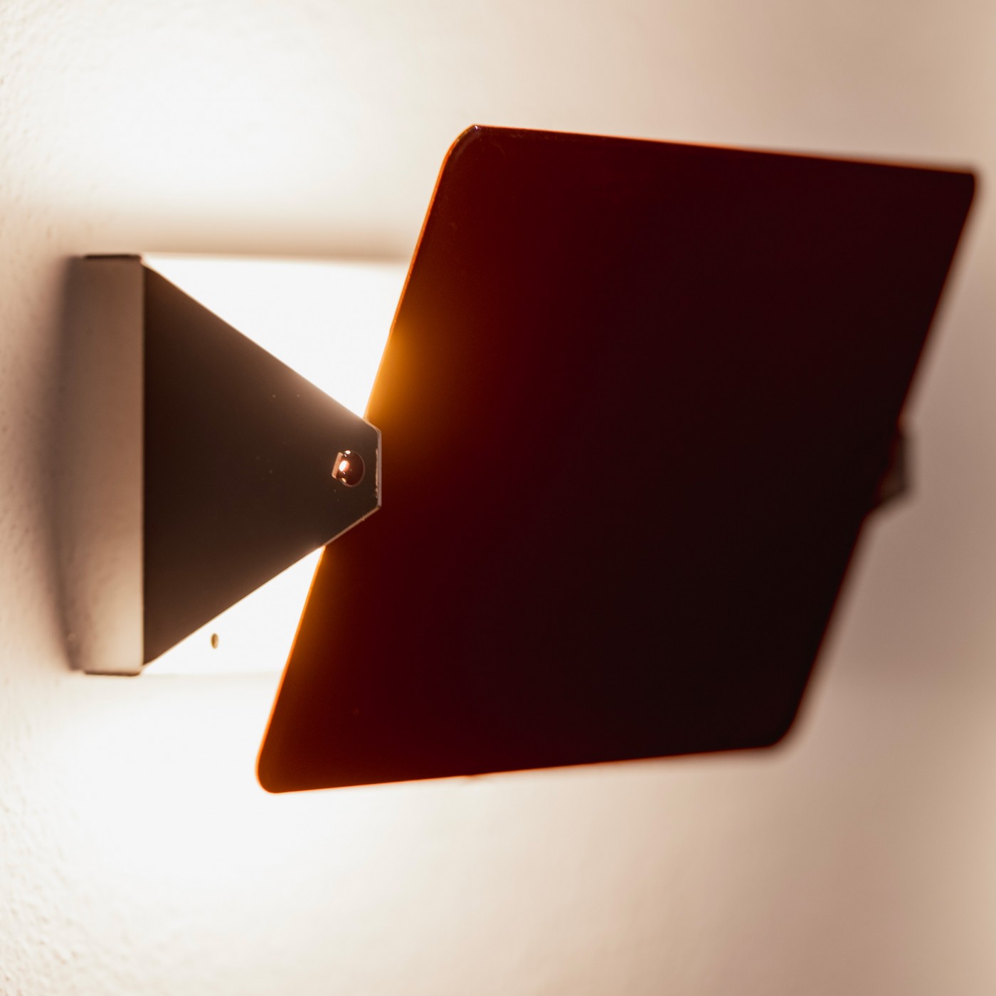 Charlotte Perriand “CP1” Sconces for Steph Simon, Red, 1958, Set of 2, 1929