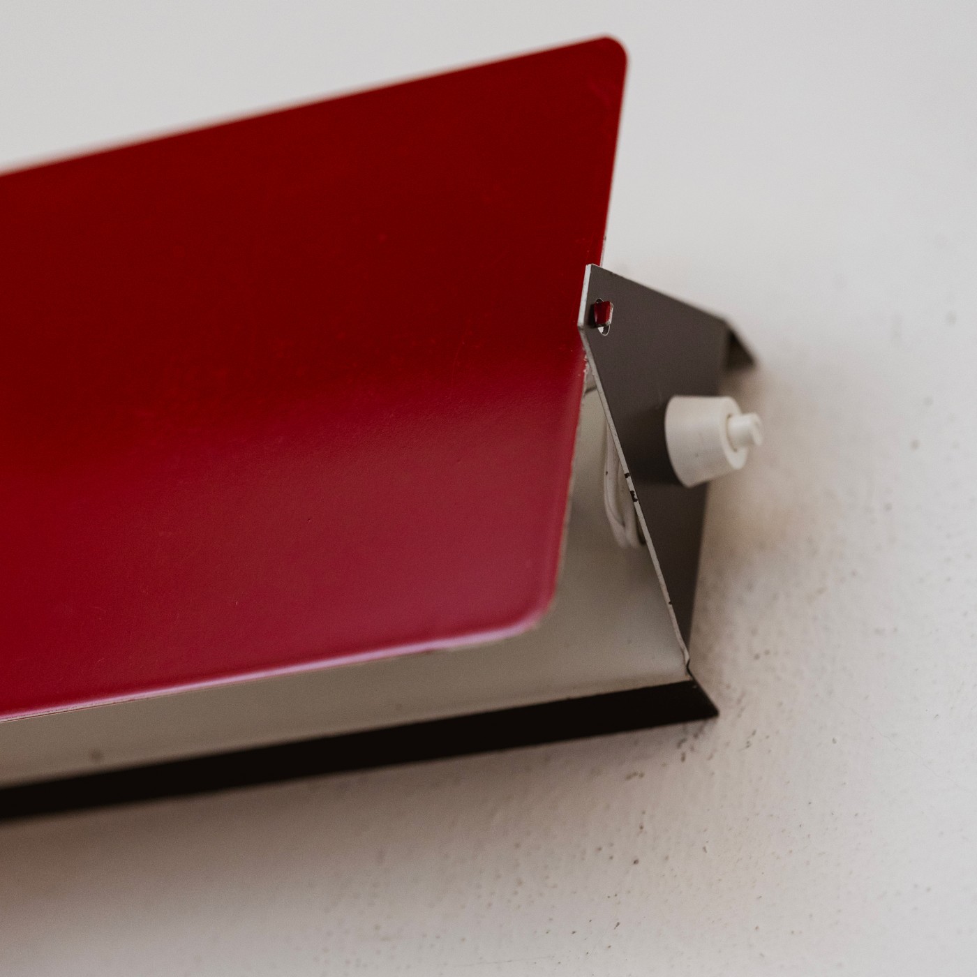 Charlotte Perriand “CP1” Sconces for Steph Simon, Red, 1958, Set of 2, 1929