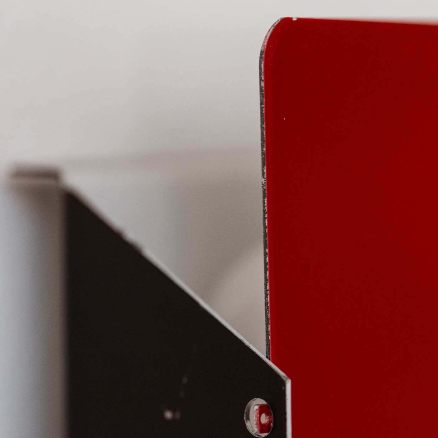 Charlotte Perriand “CP1” Sconces for Steph Simon, Red, 1958, Set of 2, 1958