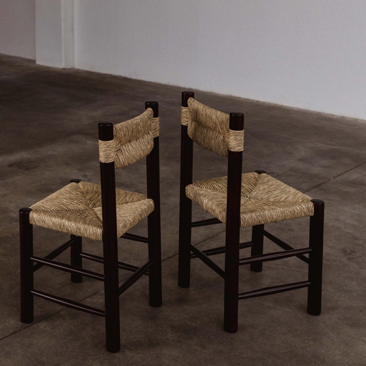 Charlotte Perriand Dining Chairs for Robert Sentou, 1964, Set of 8, 1960s