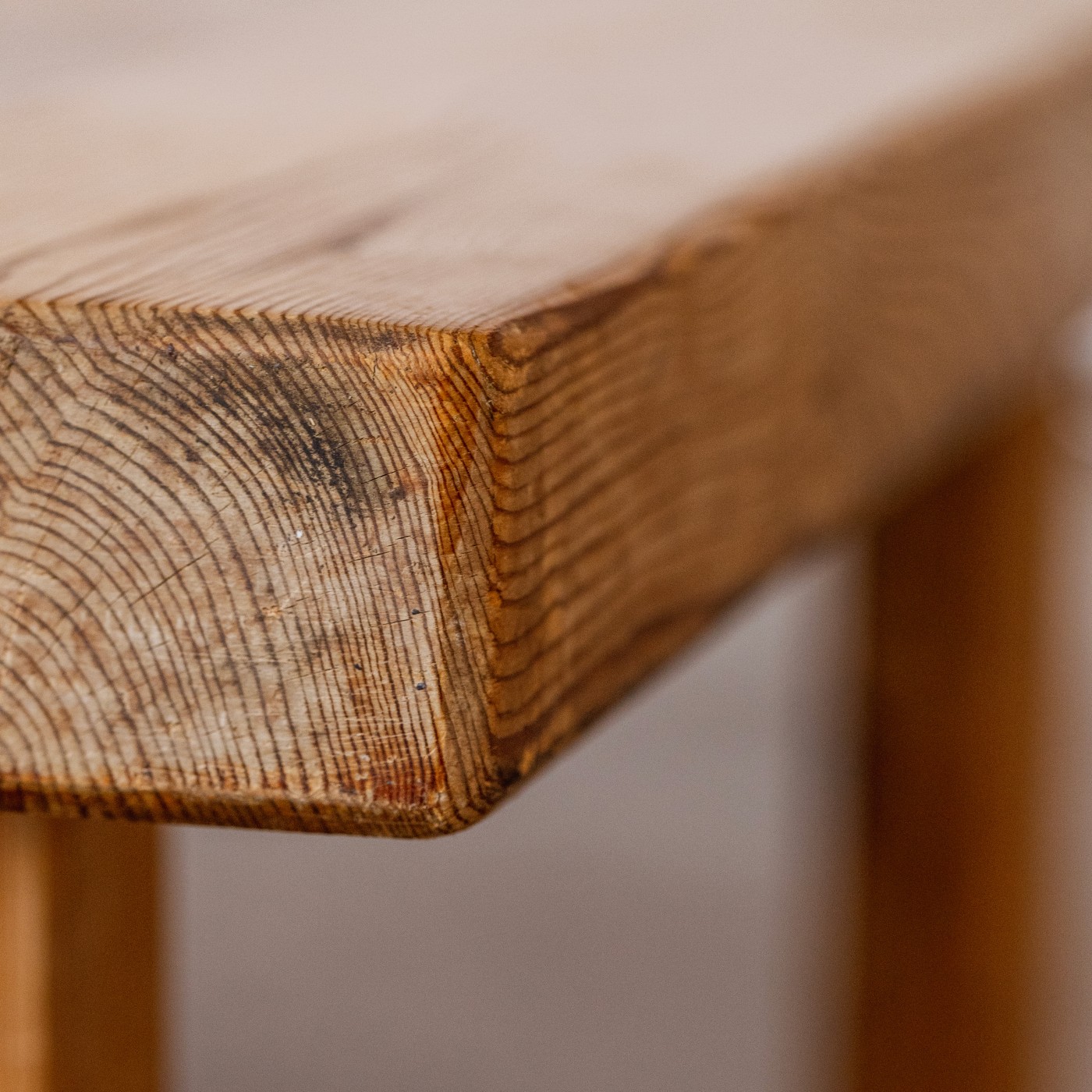 Christian Durupt Solid Coffee Table in Pine Wood, France, 1965, 1965