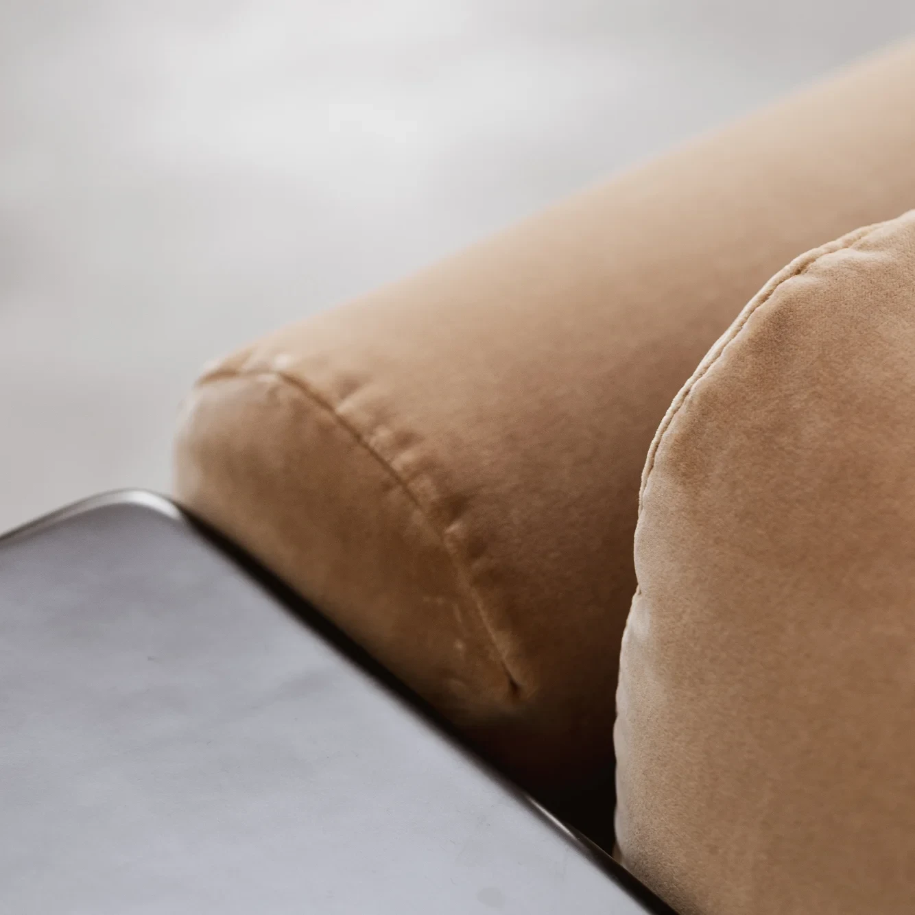 Cini Boeri "Gradual System" Armchairs for Gavina, Camel Velvet, 1970, Set of 2, 1970