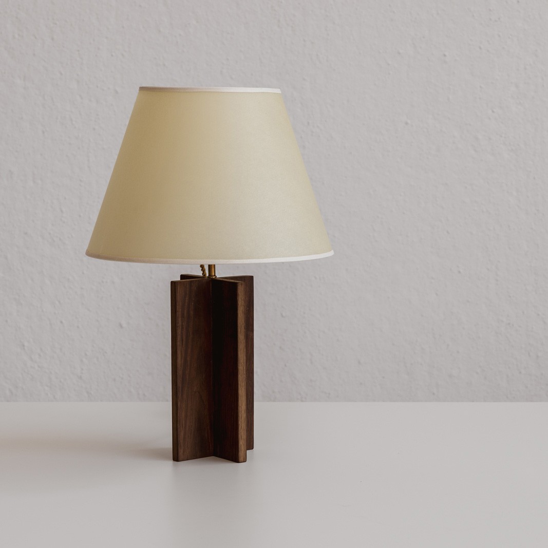 "Croisillon" Table Lamps in the Style of Jean-Michel Frank, 1940s, Set of 2, 1940-1949