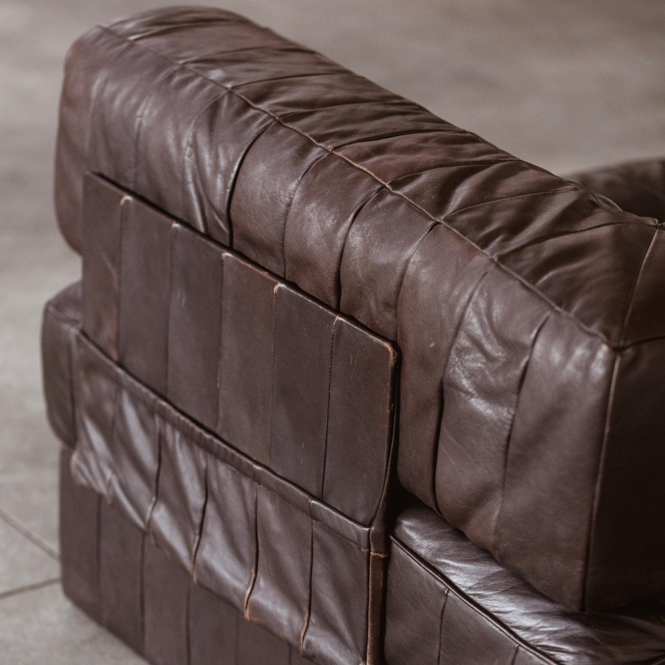 De Sede "DS-88" Patchwork Modular Sofa, 1970, Set of 3, 1970