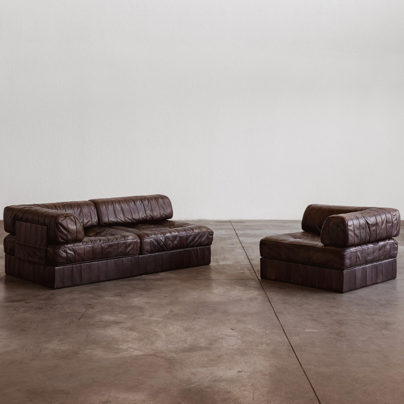 De Sede "DS-88" Patchwork Modular Sofa, 1970, Set of 3, 1970