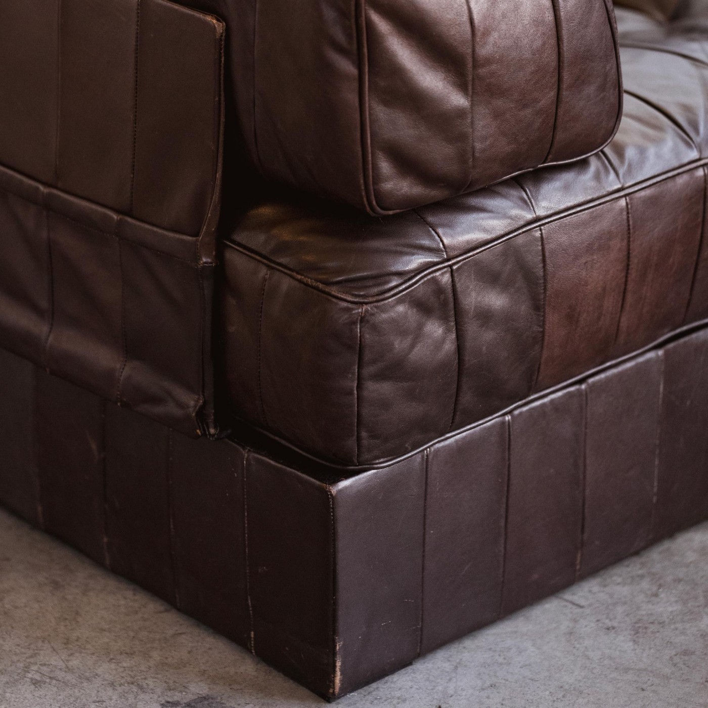 De Sede "DS-88" Patchwork Modular Sofa, 1970, Set of 3, 1970