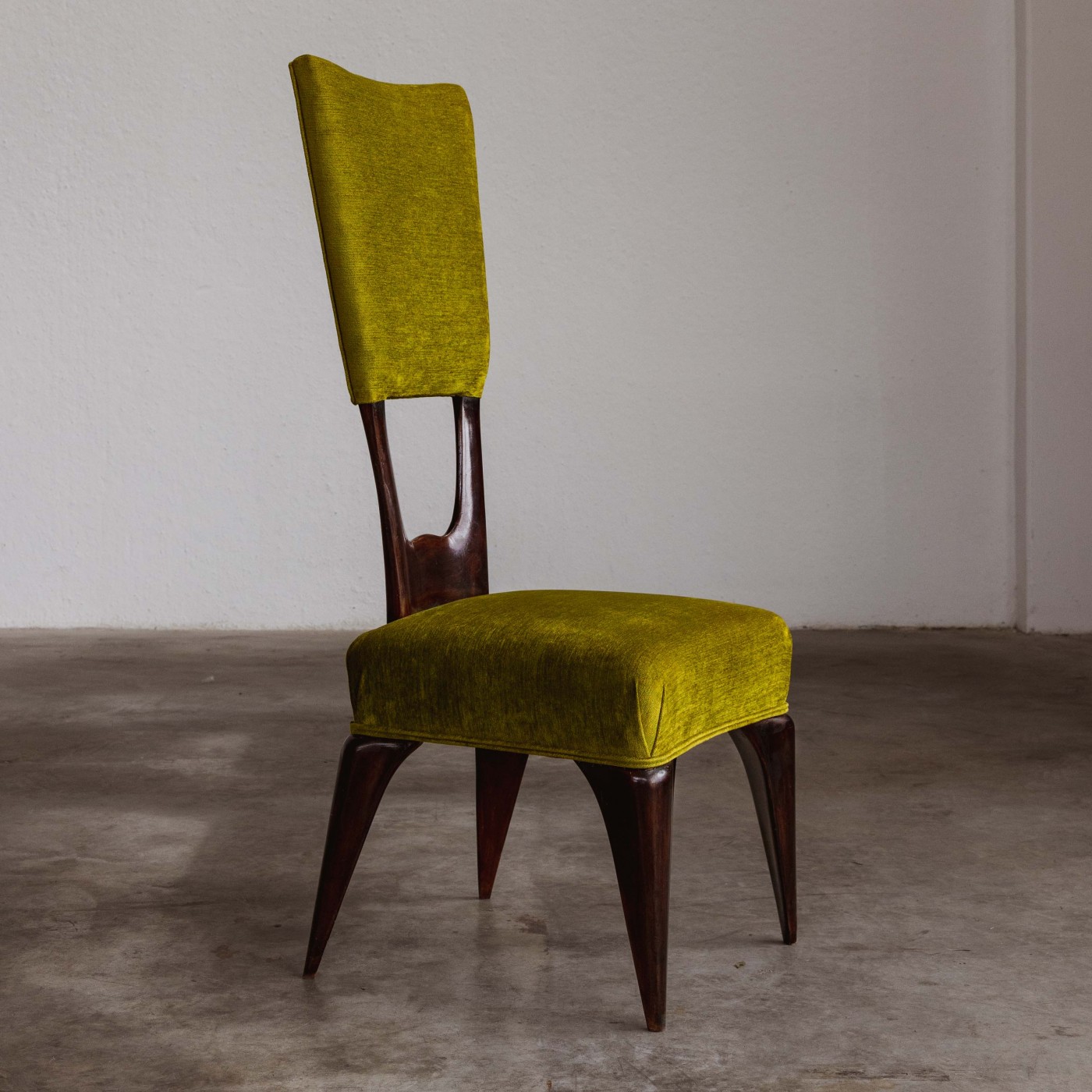 Dining Chairs in the Style of Vittorio Valabrega, 1950s, Set of 8, 1950s
