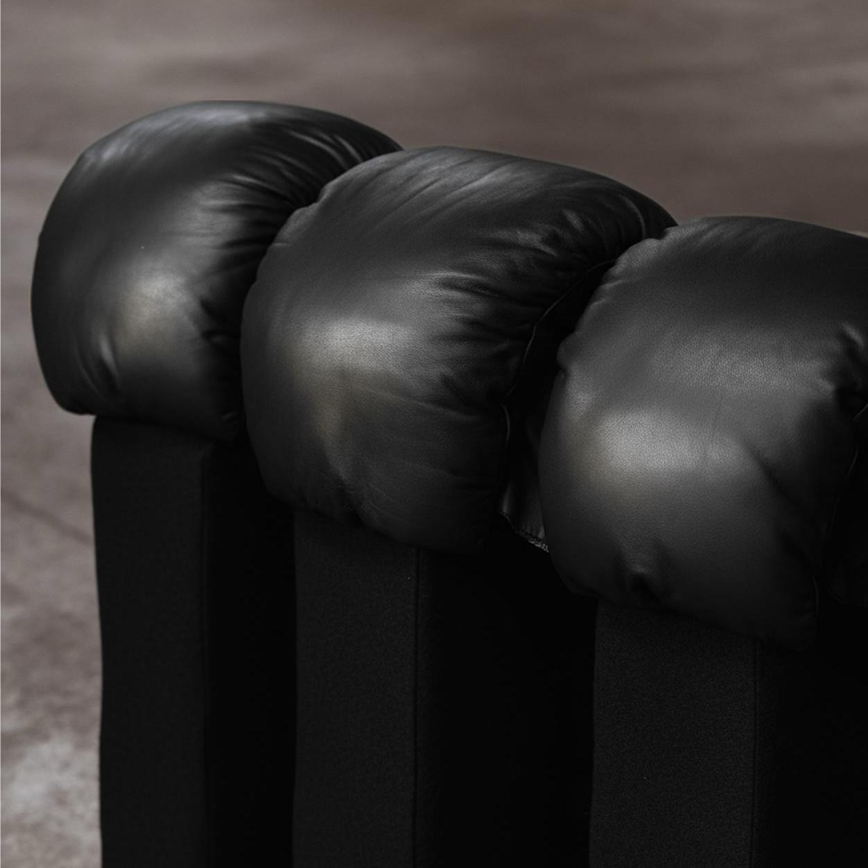 DS-600 “Snake” Sofa for De Sede, Black Leather, 1972, 1972