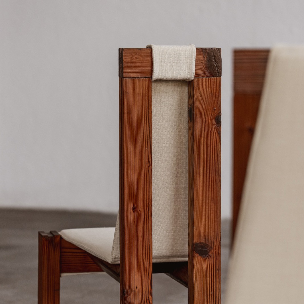Edoardo Landi "540" Dining Chairs for Nikol International, 1973, Set of 6, 1973
