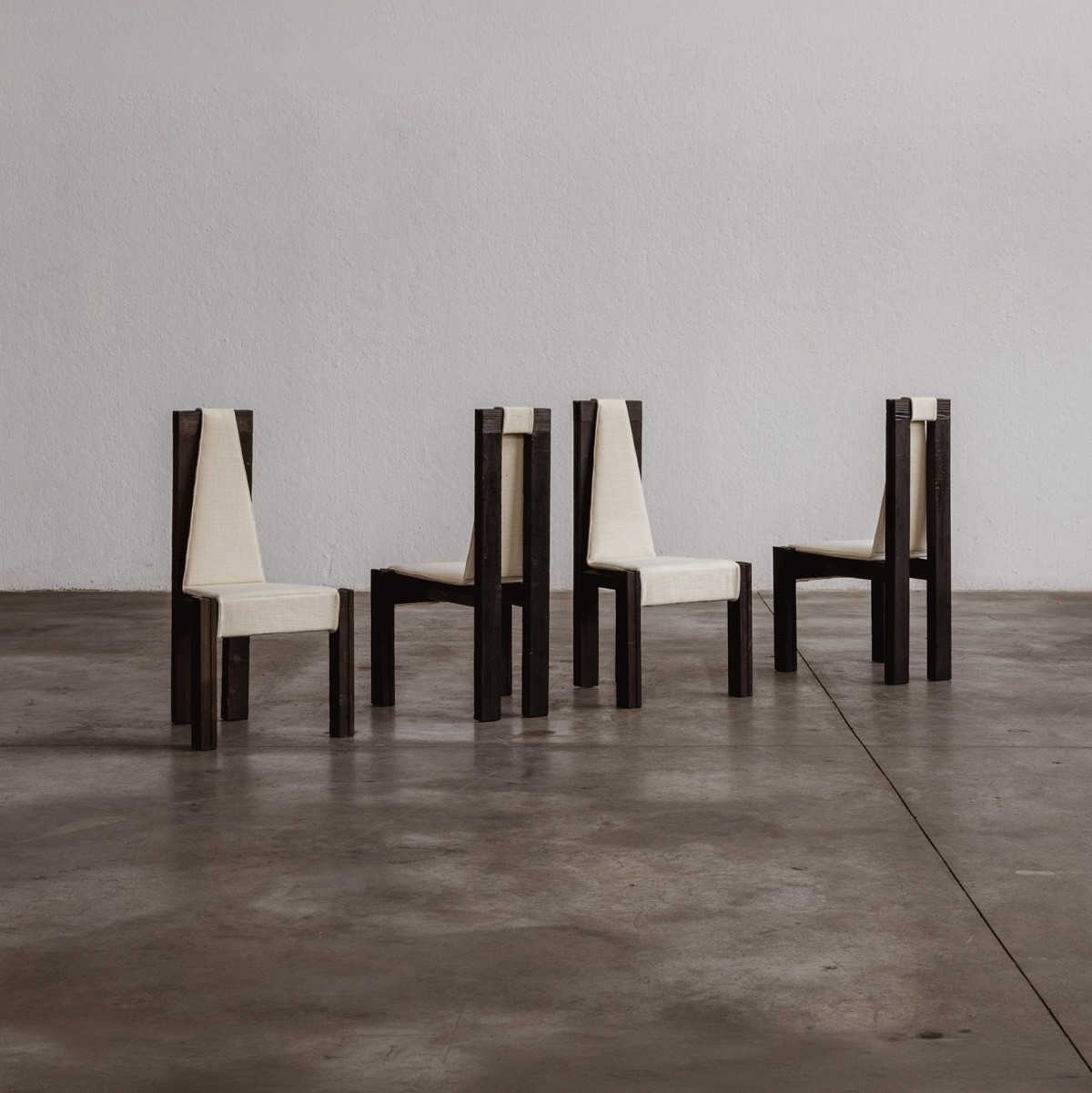 Edoardo Landi "540" Dining Chairs for Nikol International, 1973, Set of 6, 1973