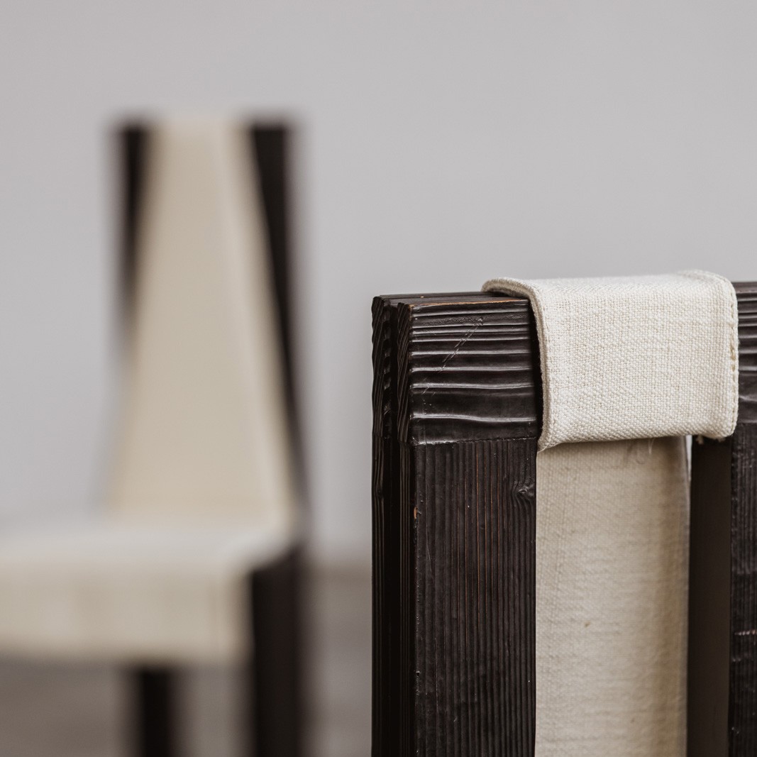 Edoardo Landi "540" Dining Chairs for Nikol International, 1973, Set of 6, 1973
