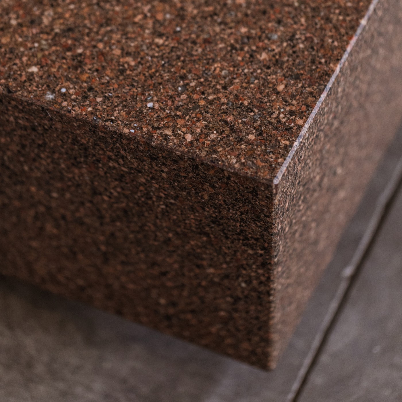 Eric Jacobson Coffee Table, Terrazzo Marble, 1990, 1990