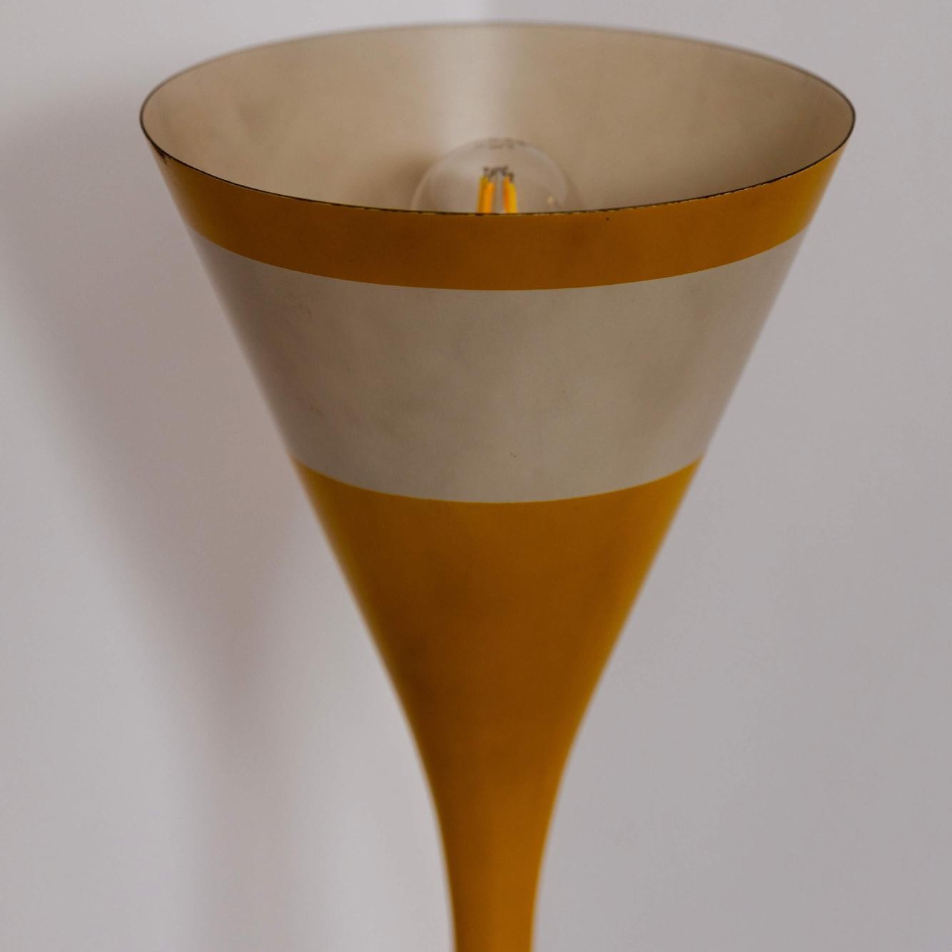 Ettore Sottsass “12731” floor lamp for Arredoluce, Brass and Plumb, Italy, 1956, 1956