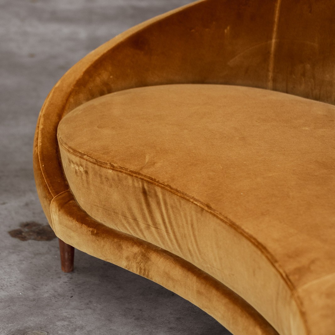 Federico Munari Curved Sofa, Italy, 1950, 1956
