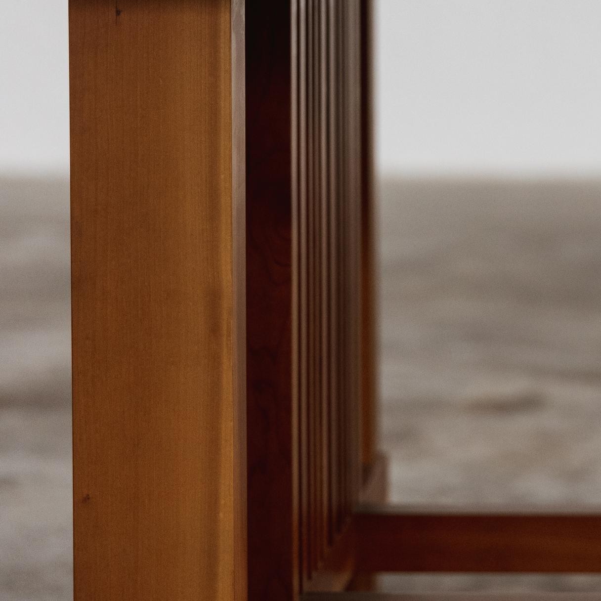 Frank Lloyd Wright “608 Taliesin” Dining Table for Cassina, Cherry Wood, 1925, 1925