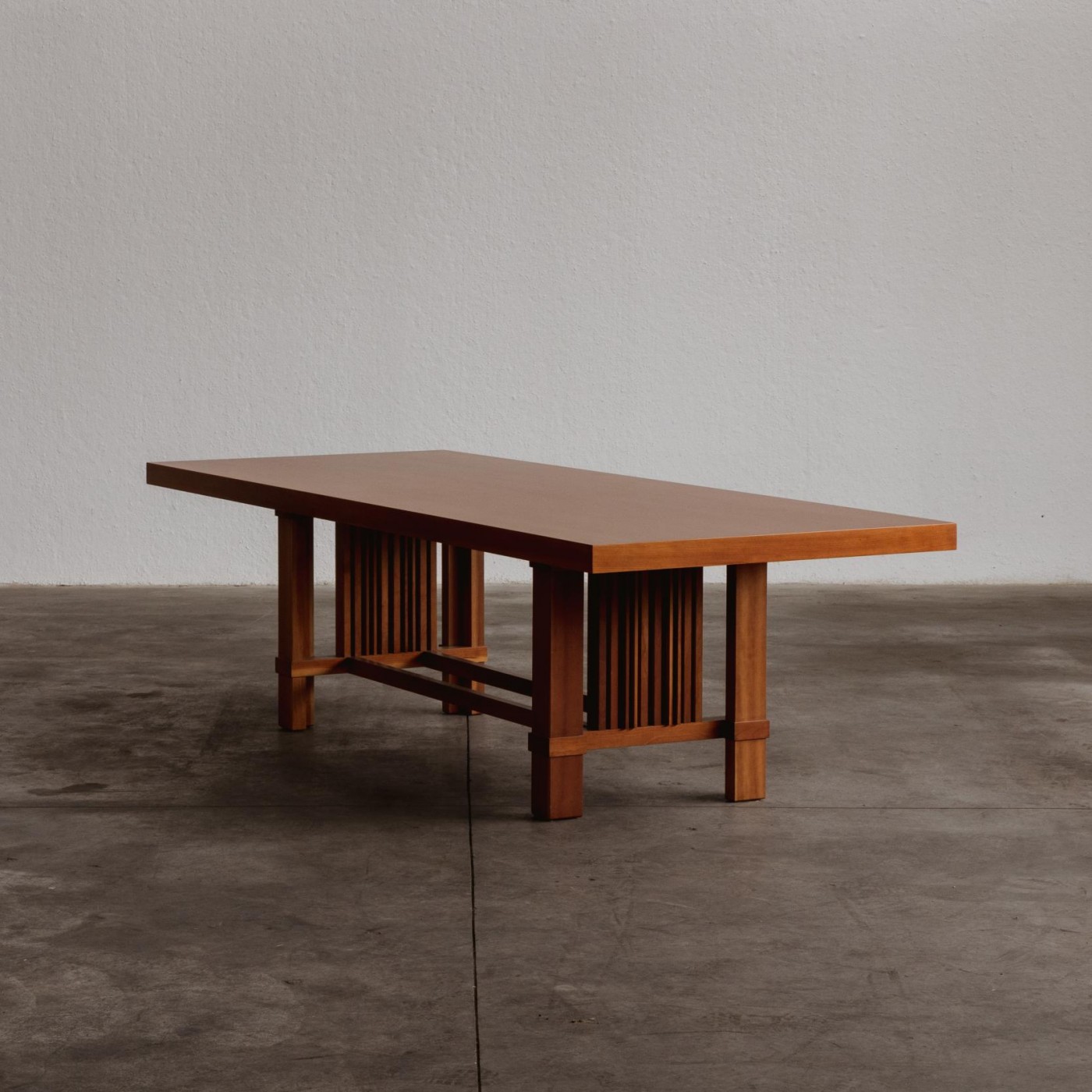 Frank Lloyd Wright “608 Taliesin” Dining Table for Cassina, Cherry Wood, 1925, 1917