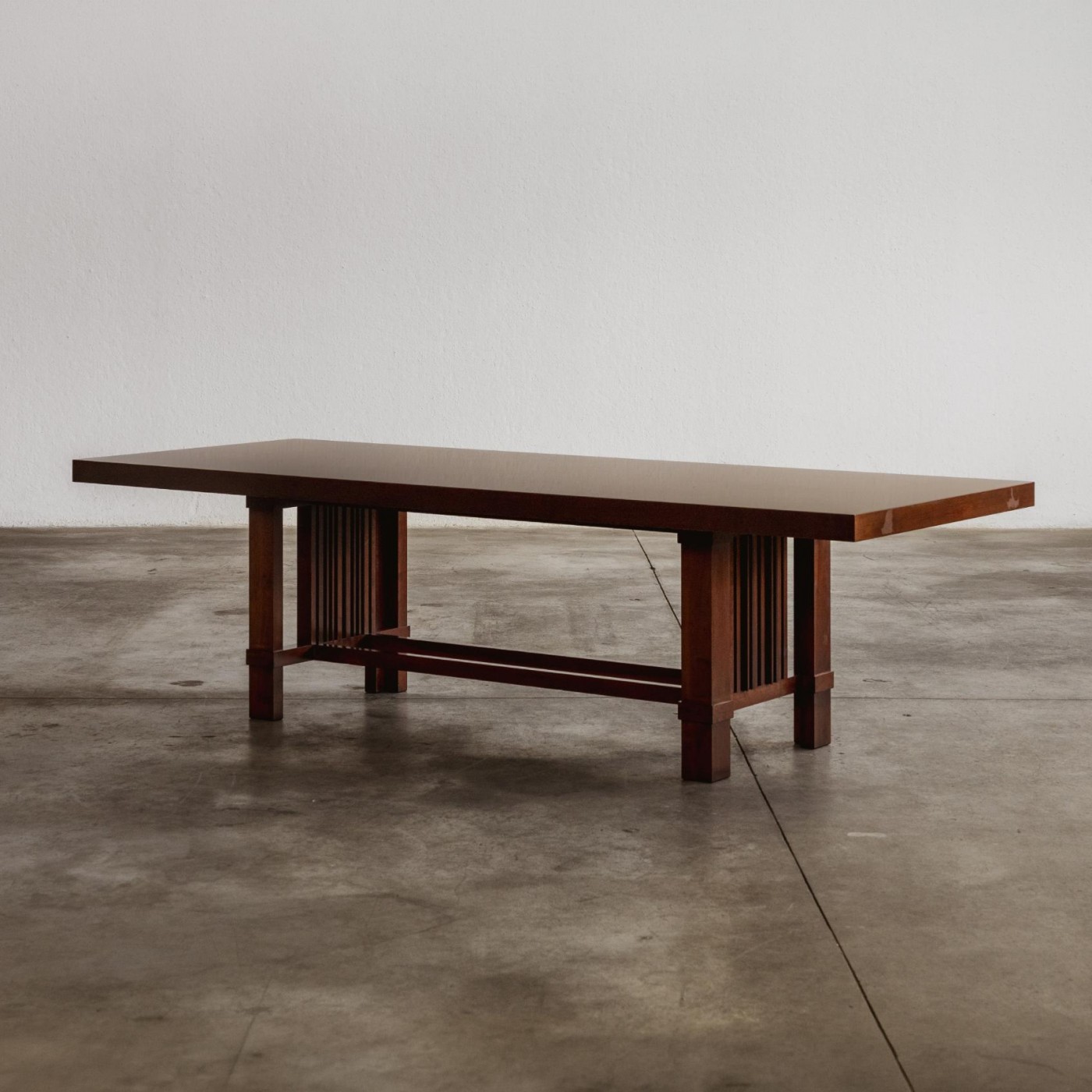 Frank Lloyd Wright “608 Taliesin” Dining Table for Cassina, walnut, 1925, 1925