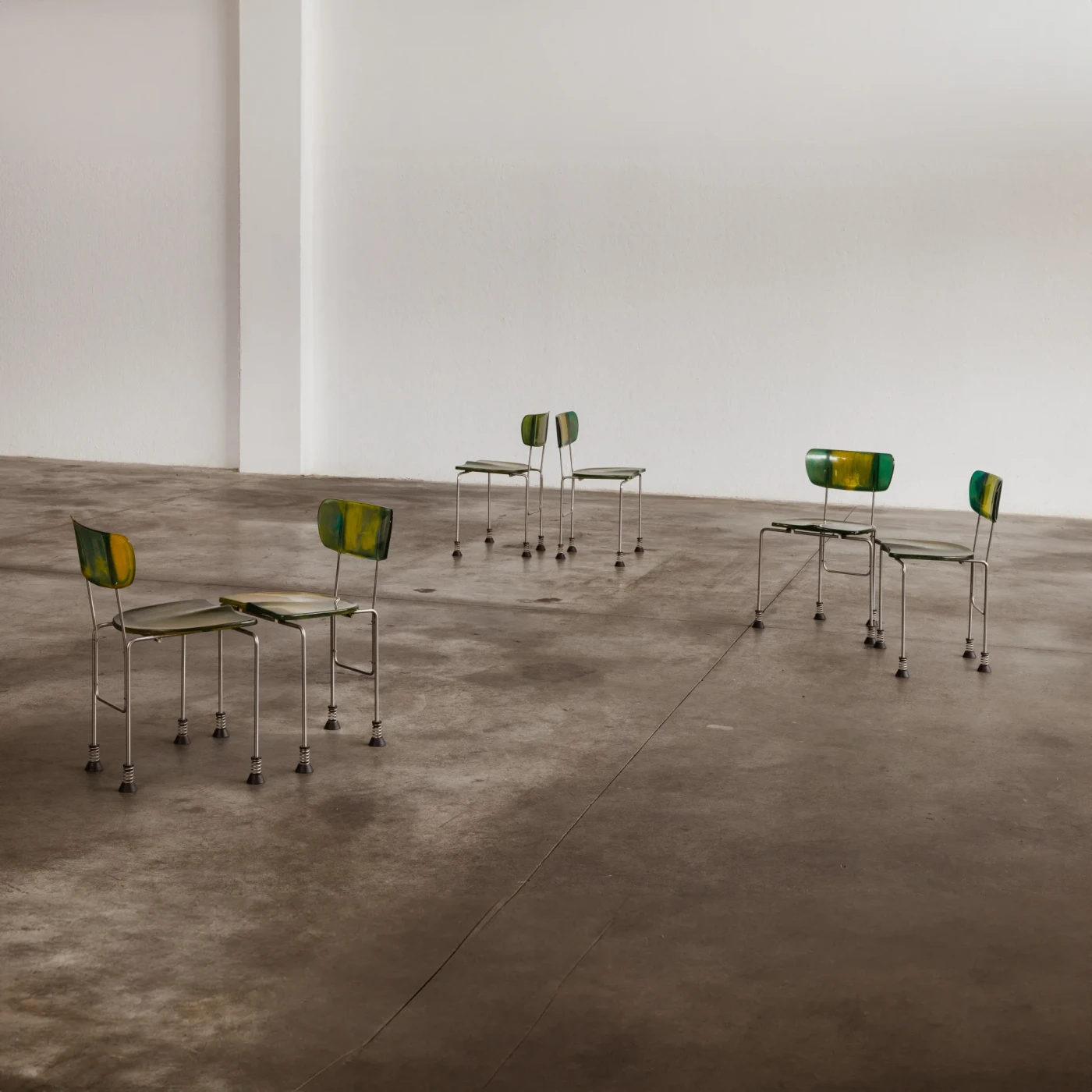 Gaetano Pesce “543 Broadway” Chairs for Bernini, 1993, Set of 6, 1993