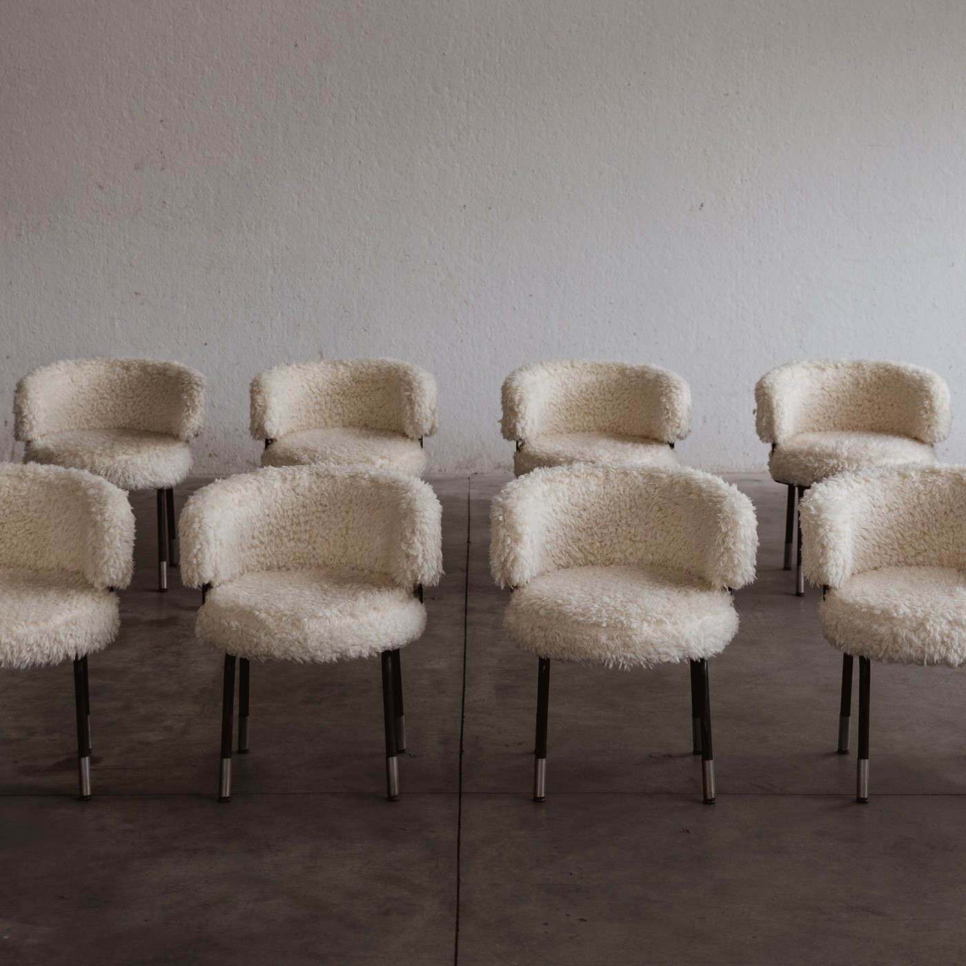 Gianni Moscatelli Dining Chairs for Formanova, 1968, Set of 12, 1968