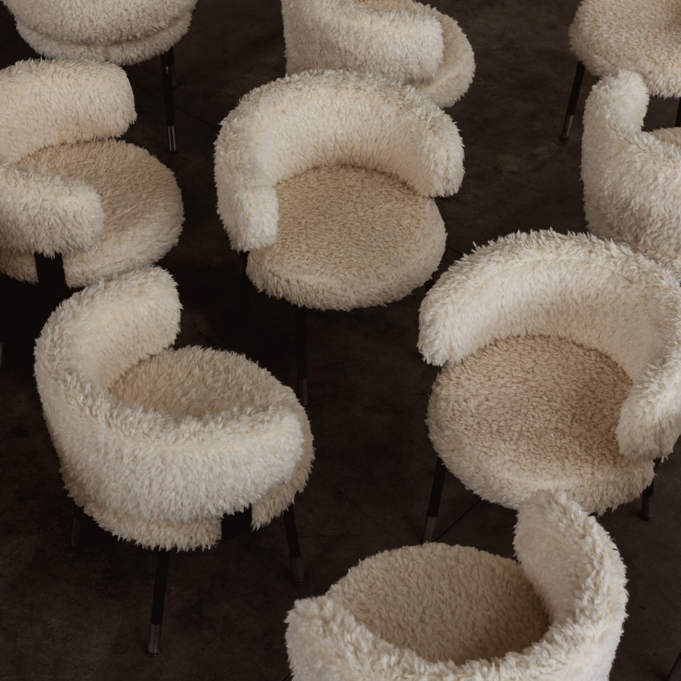 Gianni Moscatelli Dining Chairs for Formanova, 1968, Set of 12, 1968