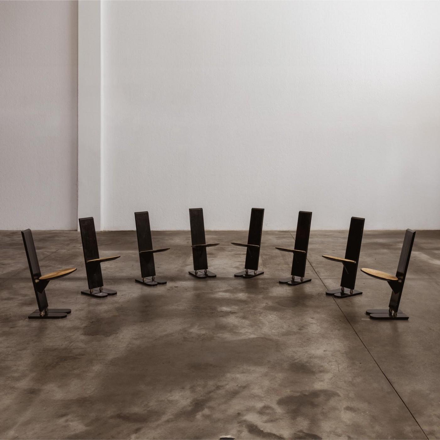 Gigi Sabadin “Pala” Dining Chair for Emme, 1973, Set of 8, 1973