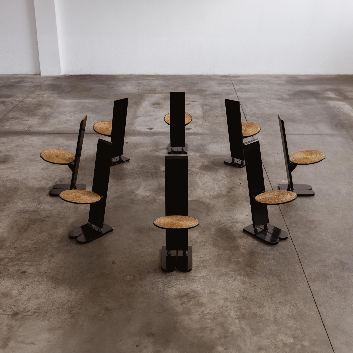 Gigi Sabadin “Pala” Dining Chair for Emme, 1973, Set of 8, 1973