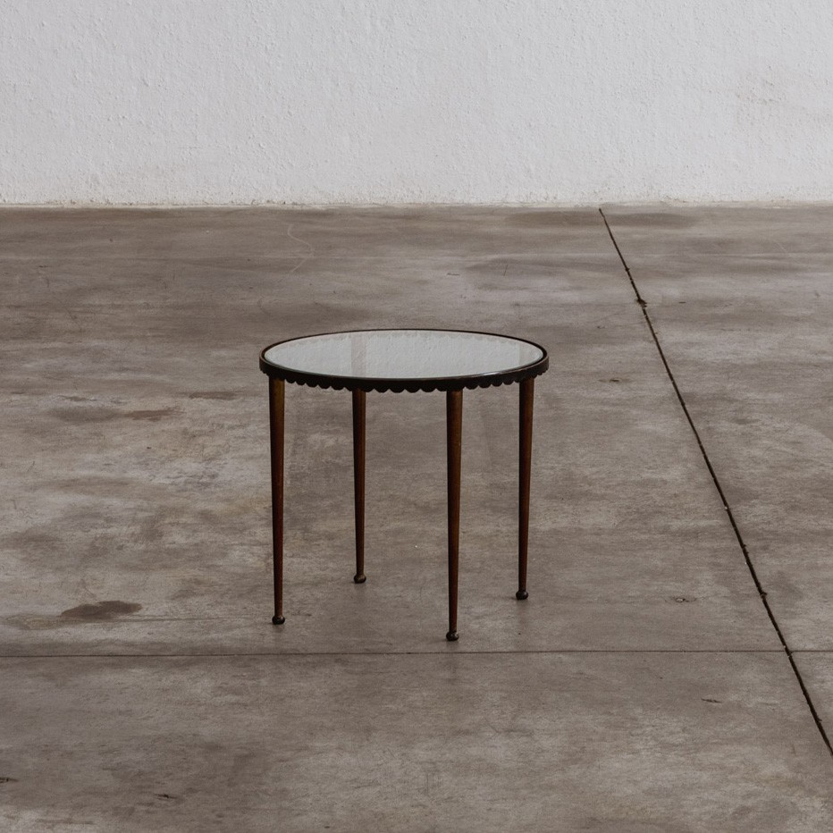 Gilbert Poillerat Art Deco Side Tables, 1940s, Set of 2, 1940s