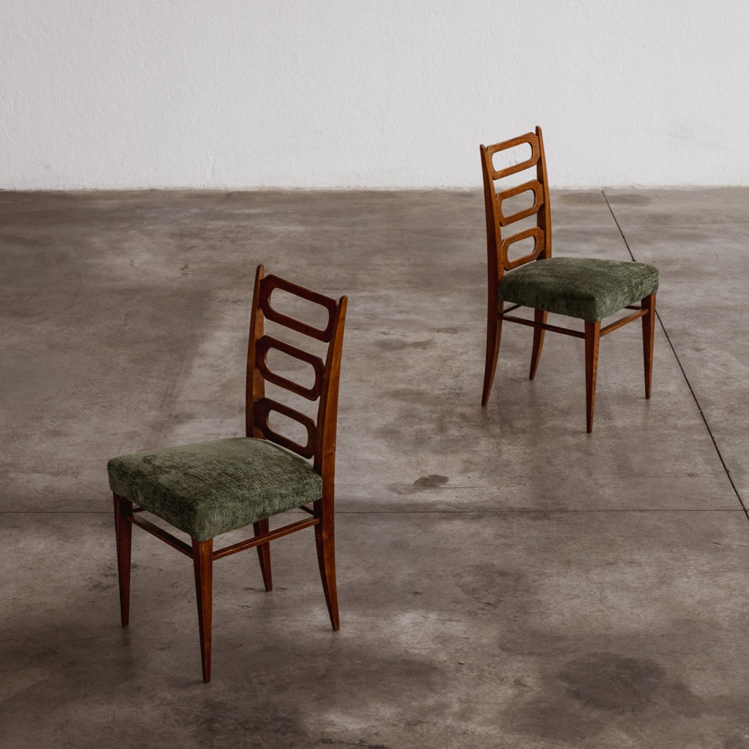 Gio Ponti & Emilio Lancia Chairs for Domus Nova, 1930, Set of 6, 1930
