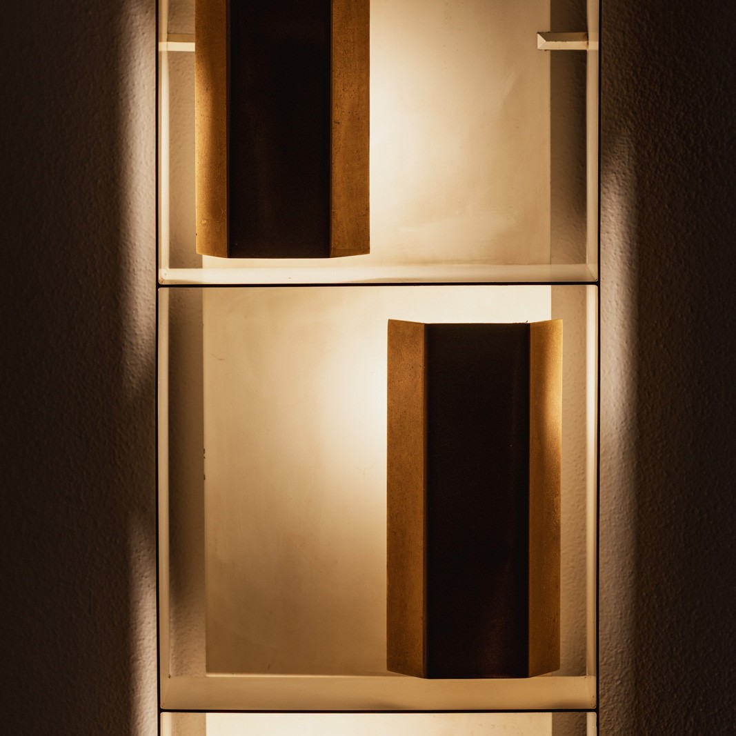 Gio Ponti 12664 “Finestra” Sconces for Arredoluce, Italy, 1957, Set of 2, 1957