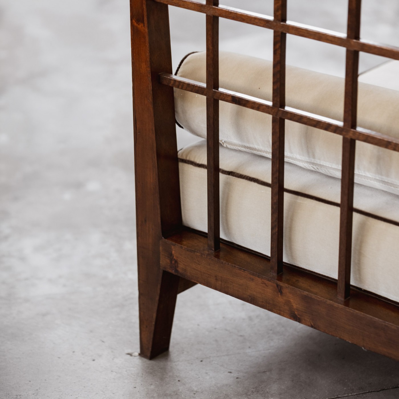 Gio Ponti Rationalist Daybed for Giordano Chiesa, 1948, 1948