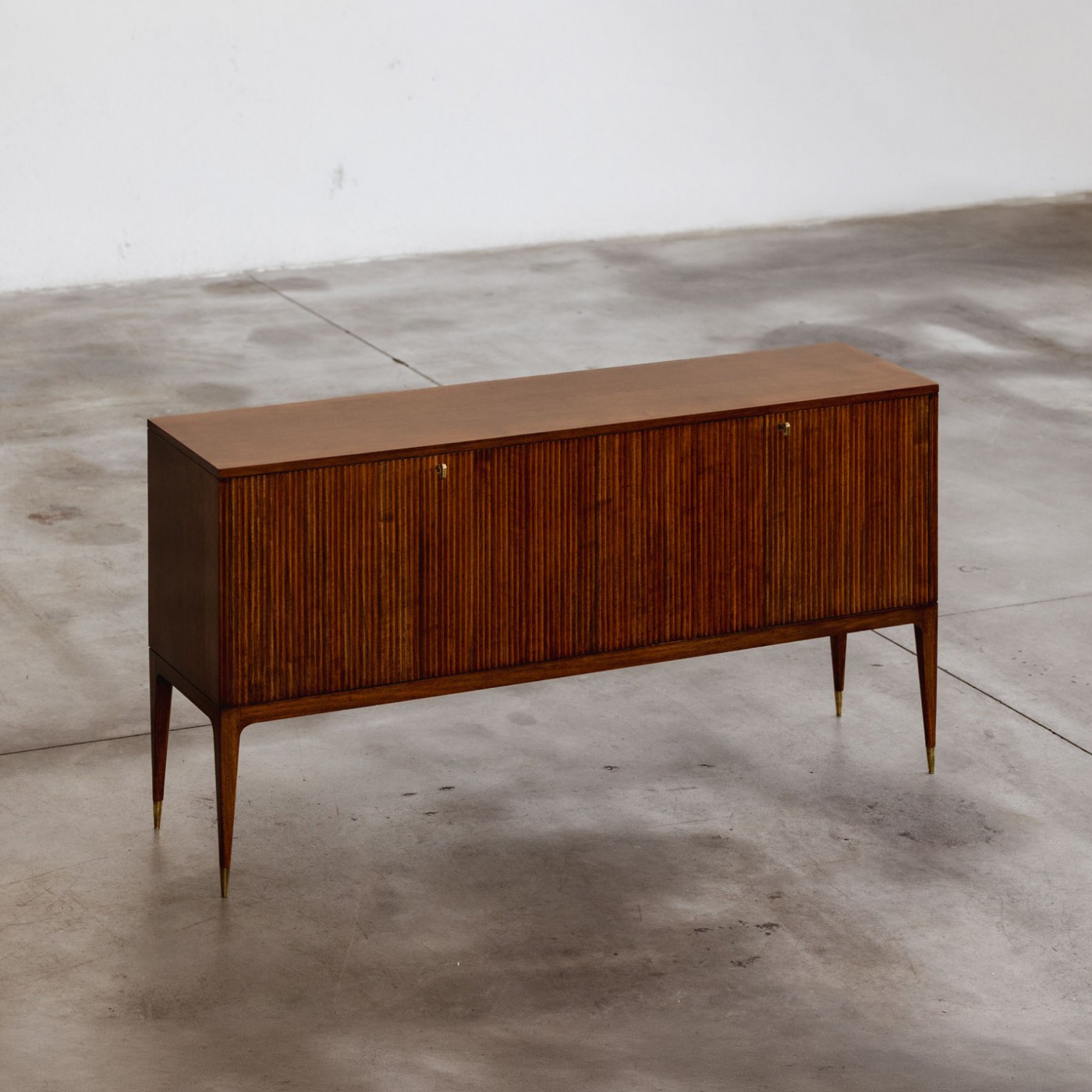 Gio Ponti Ribbed Sideboard, Italy, 1940s, 1940s