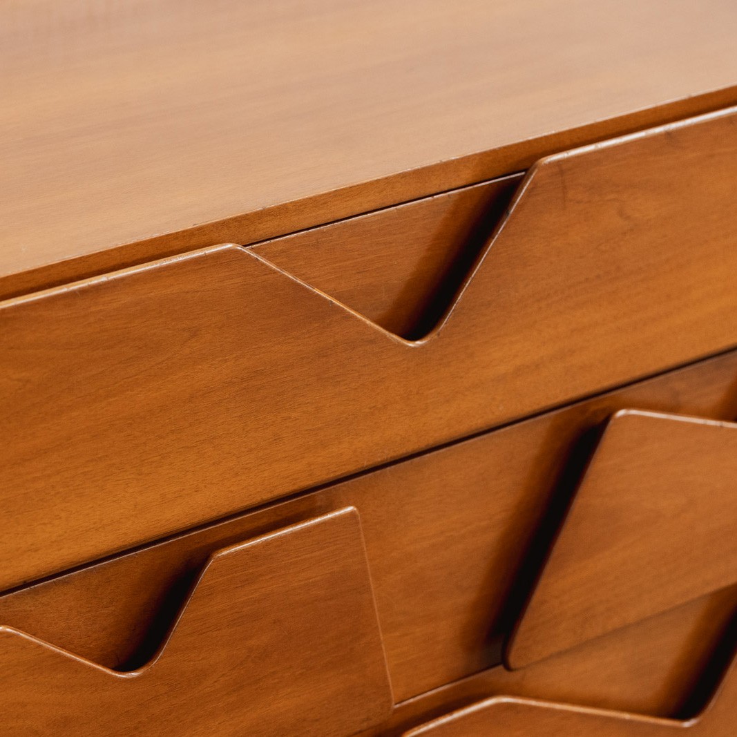 Gio Ponti Wall-Mounted Chest of Drawers for Hotel Royal of Naples, 1953, 1953