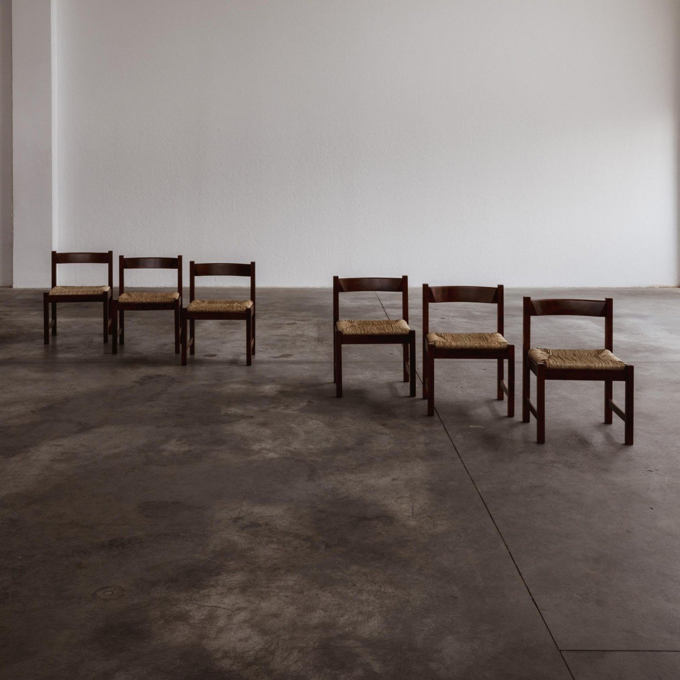 Giovanni Michelucci “Torbecchia” Dining Chairs for Poltronova, 1964, Set of 6, 1964