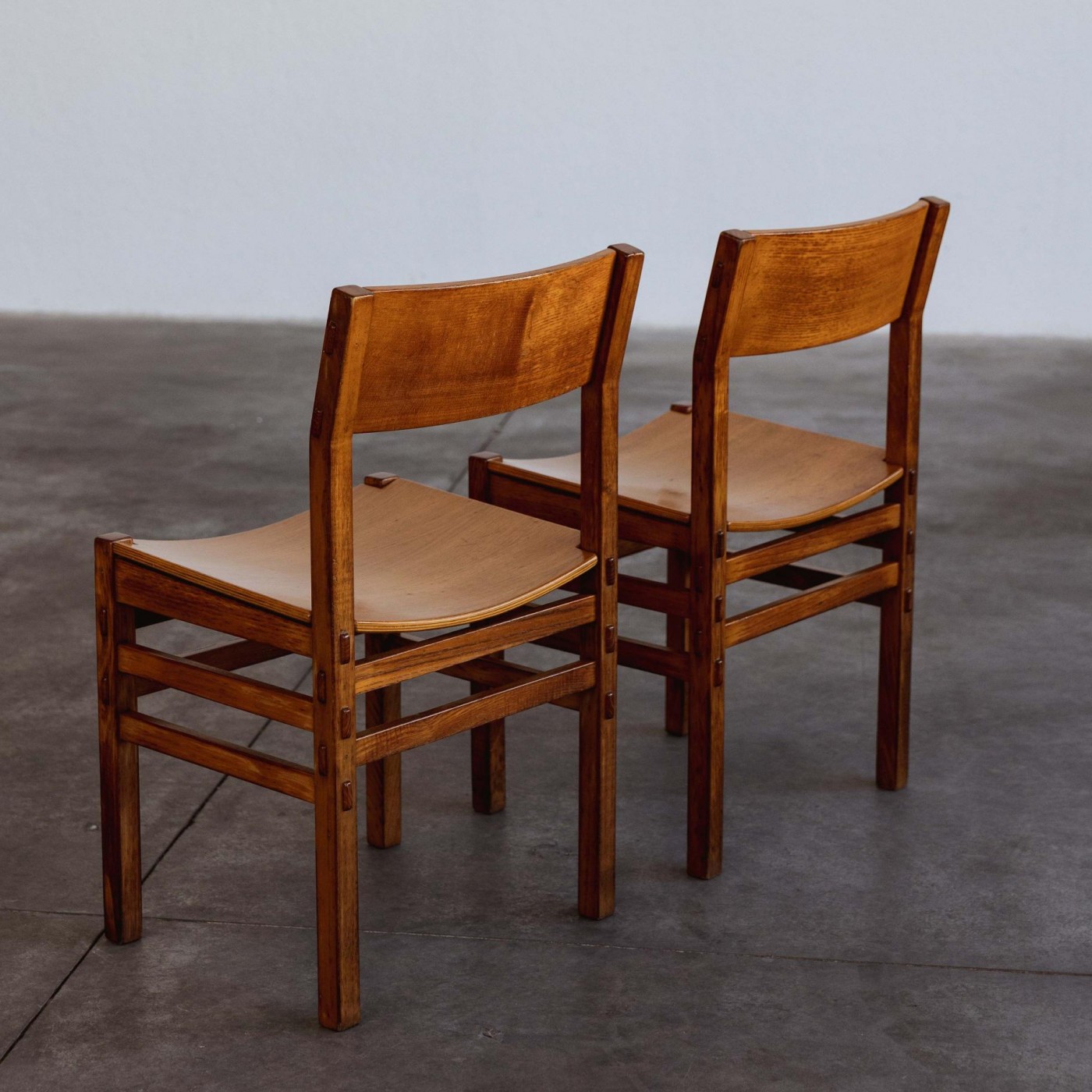 Giuseppe Rivadossi Dining Chairs for Officina Rivadossi, 1980, Set of 6, 1980