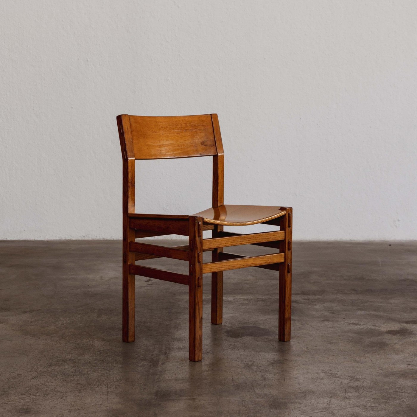 Giuseppe Rivadossi Dining Chairs for Officina Rivadossi, 1980, Set of 6, 1980