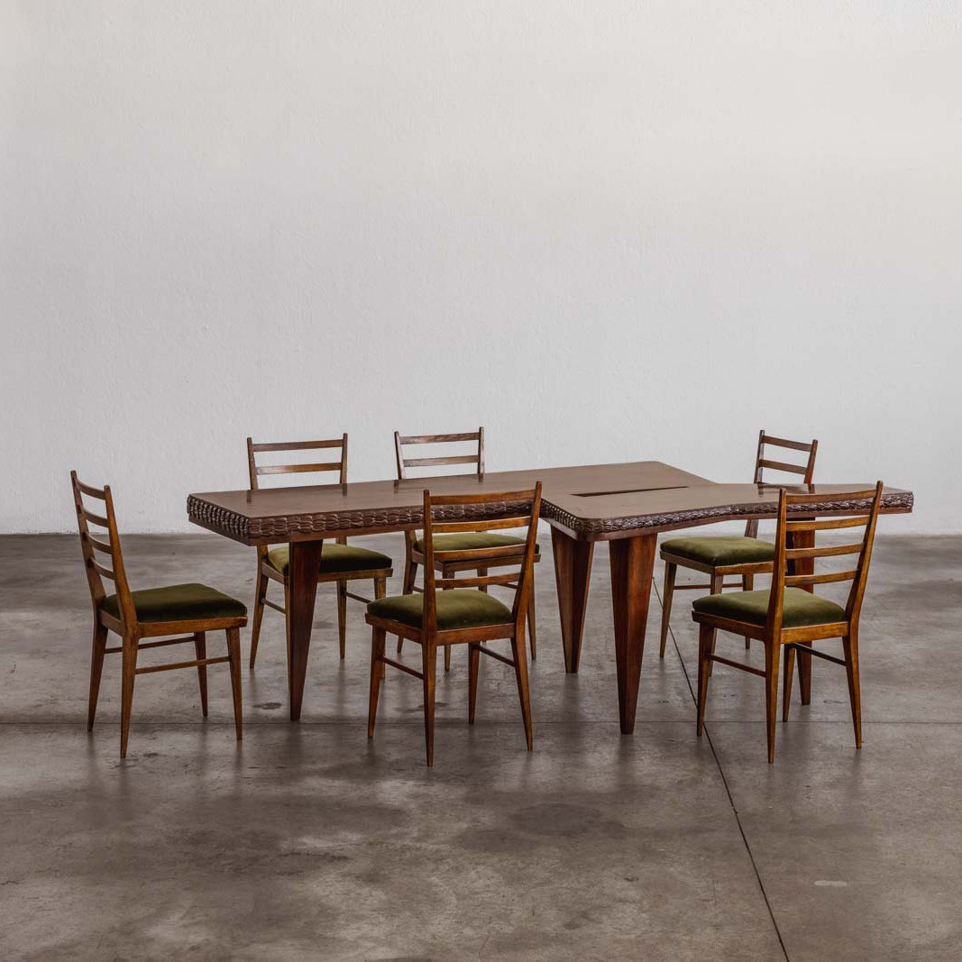 Guglielmo Ulrich Free-form bespoke table, 1950, 1950