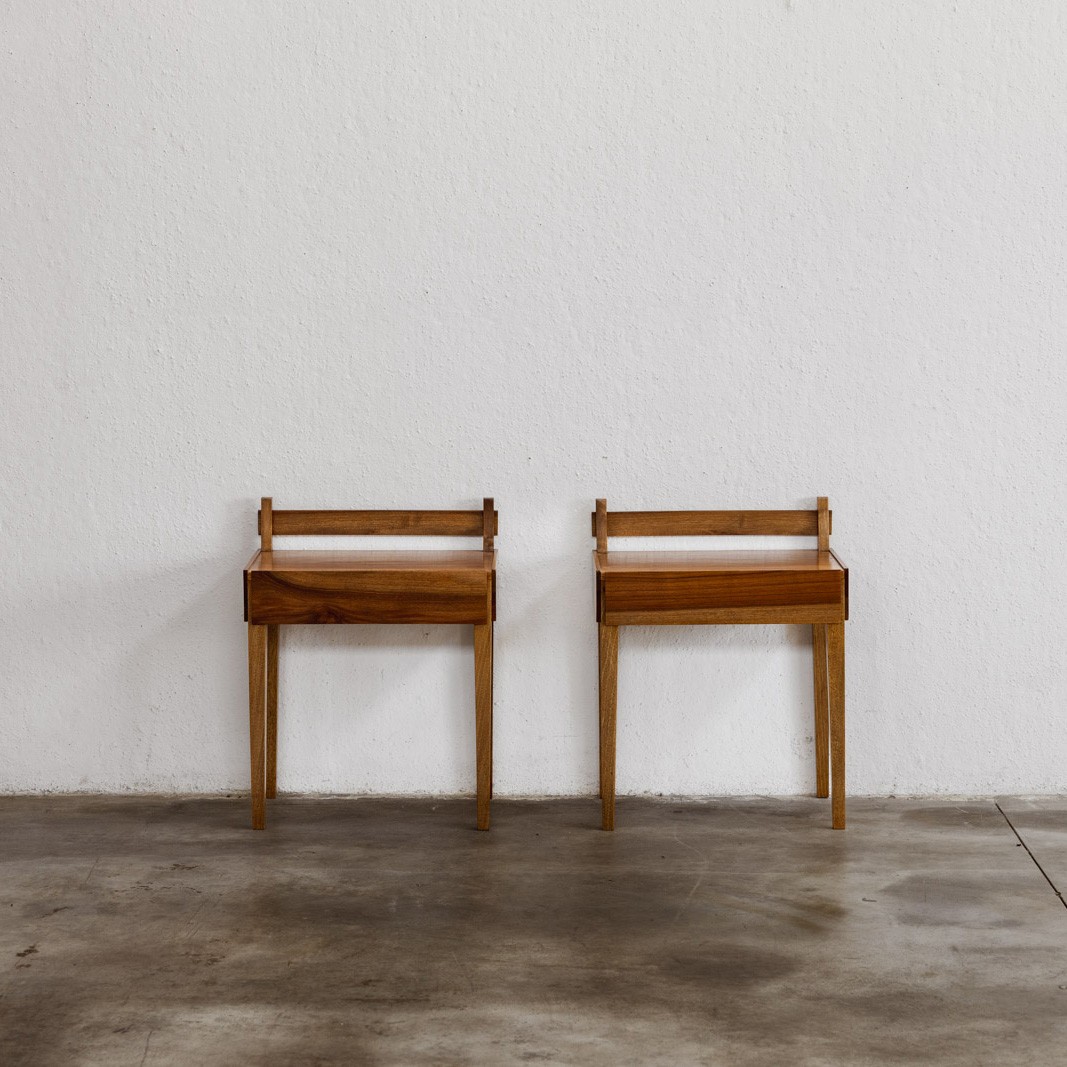 Guglielmo Ulrich Nightstands for S.A.F.F.A. Milano, 1960s, Set of 2, 1960s