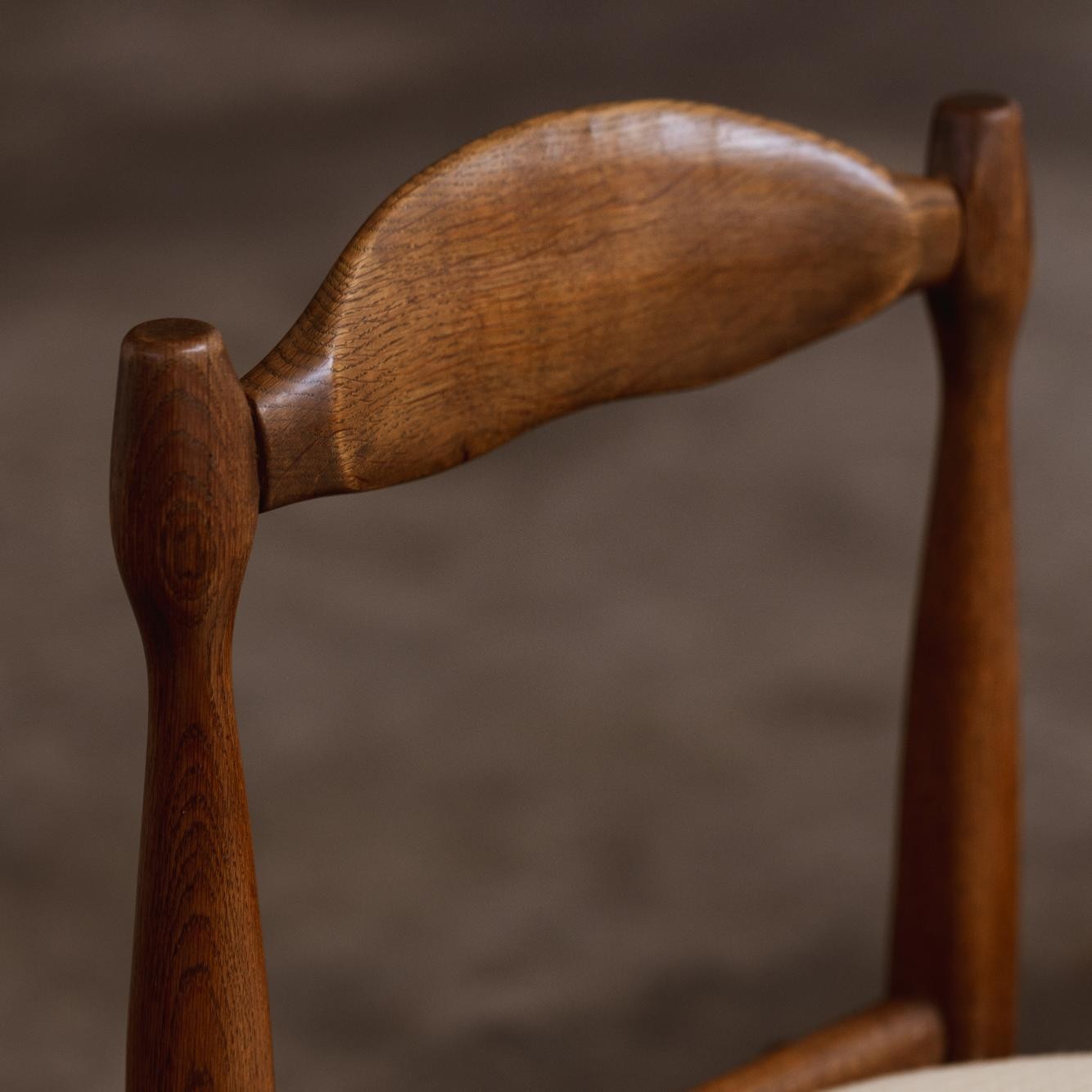 Guillerme et Chambron “Charlotte” Dining Chairs for Votre Maison, 1966, Set of 6, 1960s