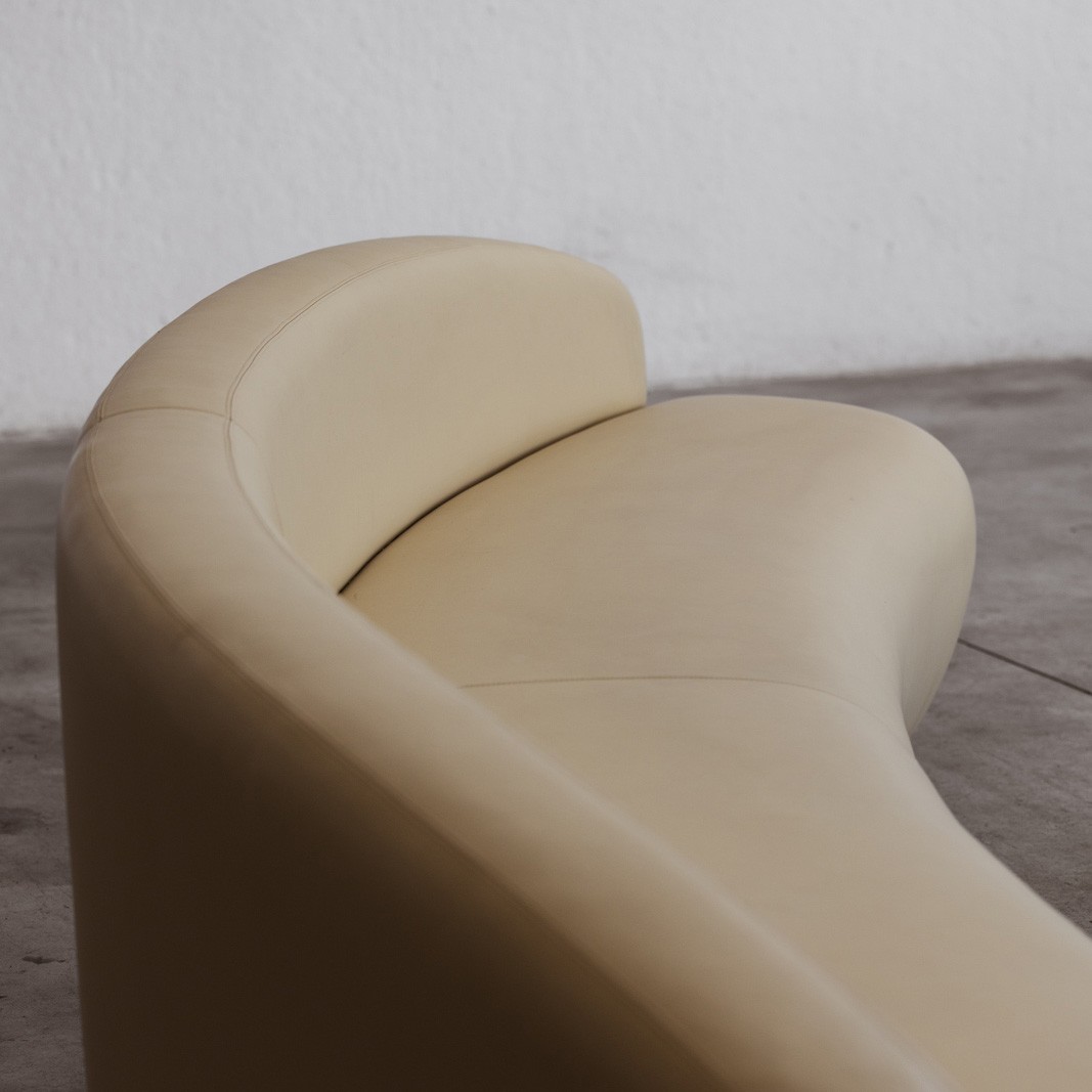 Italian Large Curved Sofa, 2010, 2010
