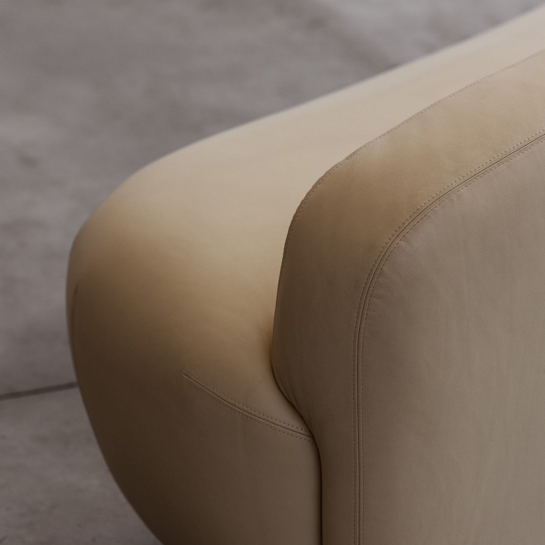 Italian Large Curved Sofa, 2010, 2010