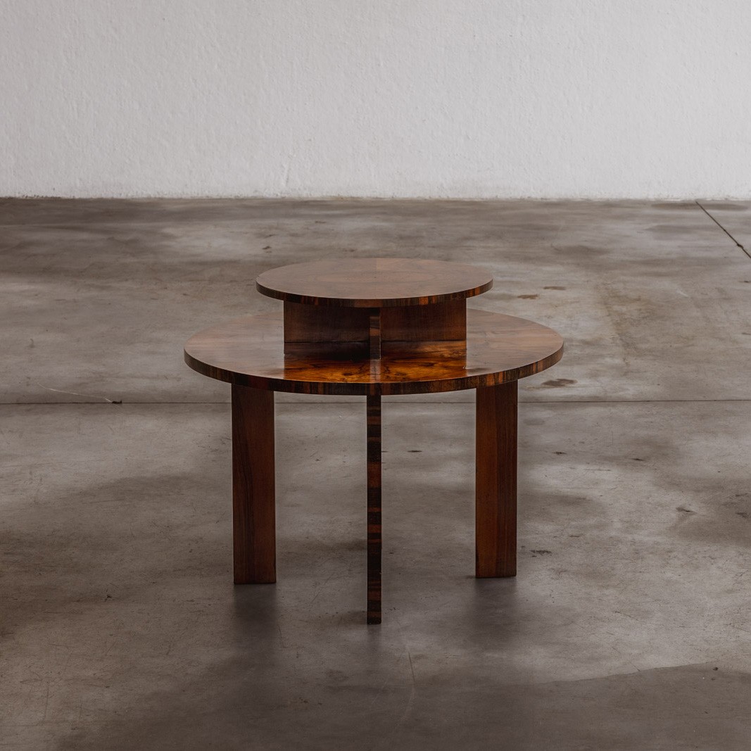 Italian Two-Tier Art Deco Side Table, 1930s, 1930s