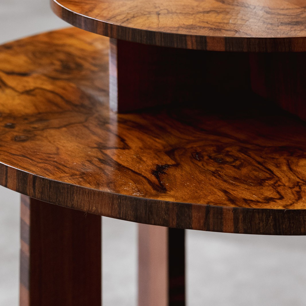 Italian Two-Tier Art Deco Side Table, 1930s, 1930s